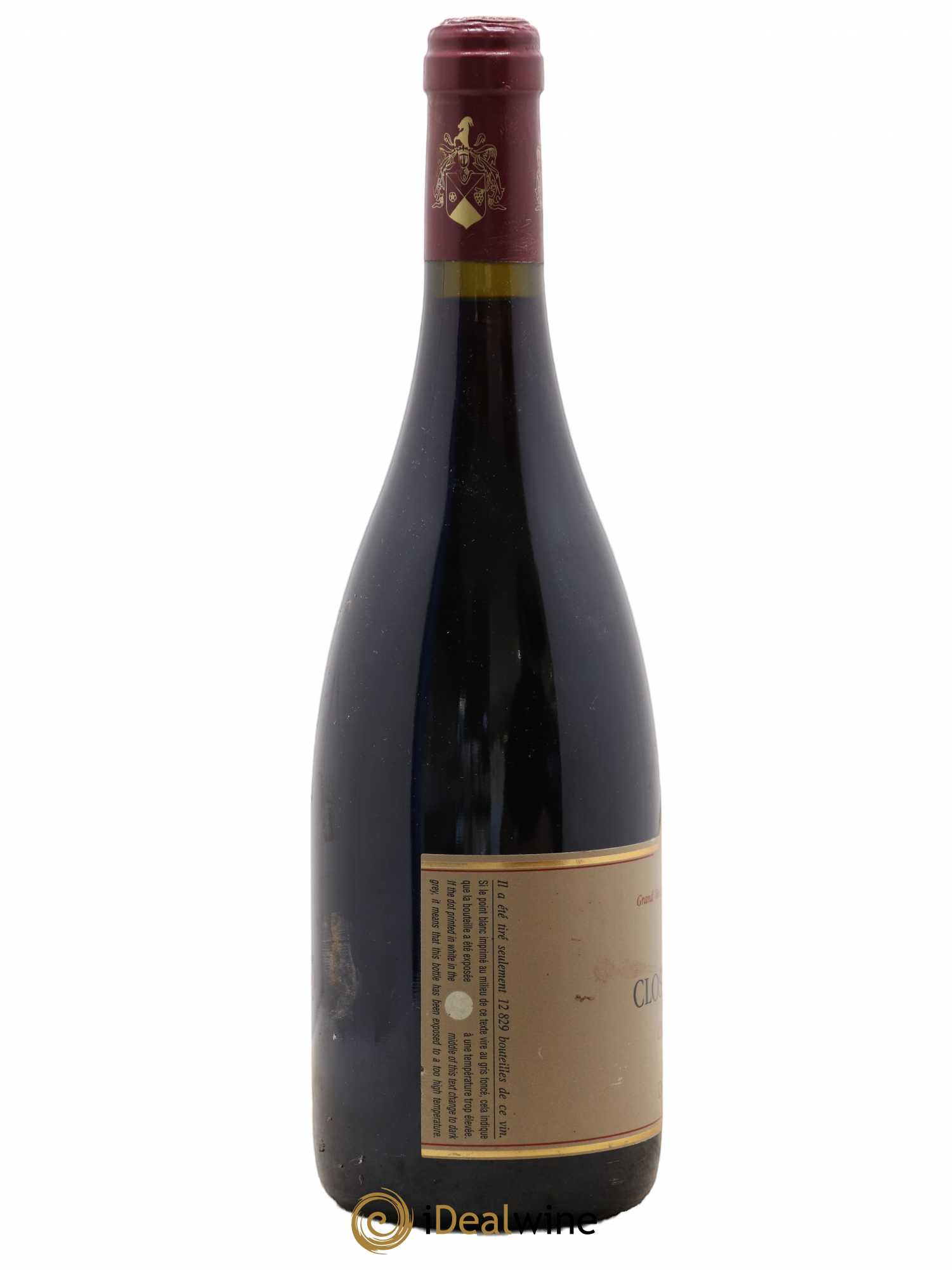 Clos de la Roche Grand Cru Vieilles Vignes Ponsot (Domaine) 2004 - Lot de 1 bouteille - 1
