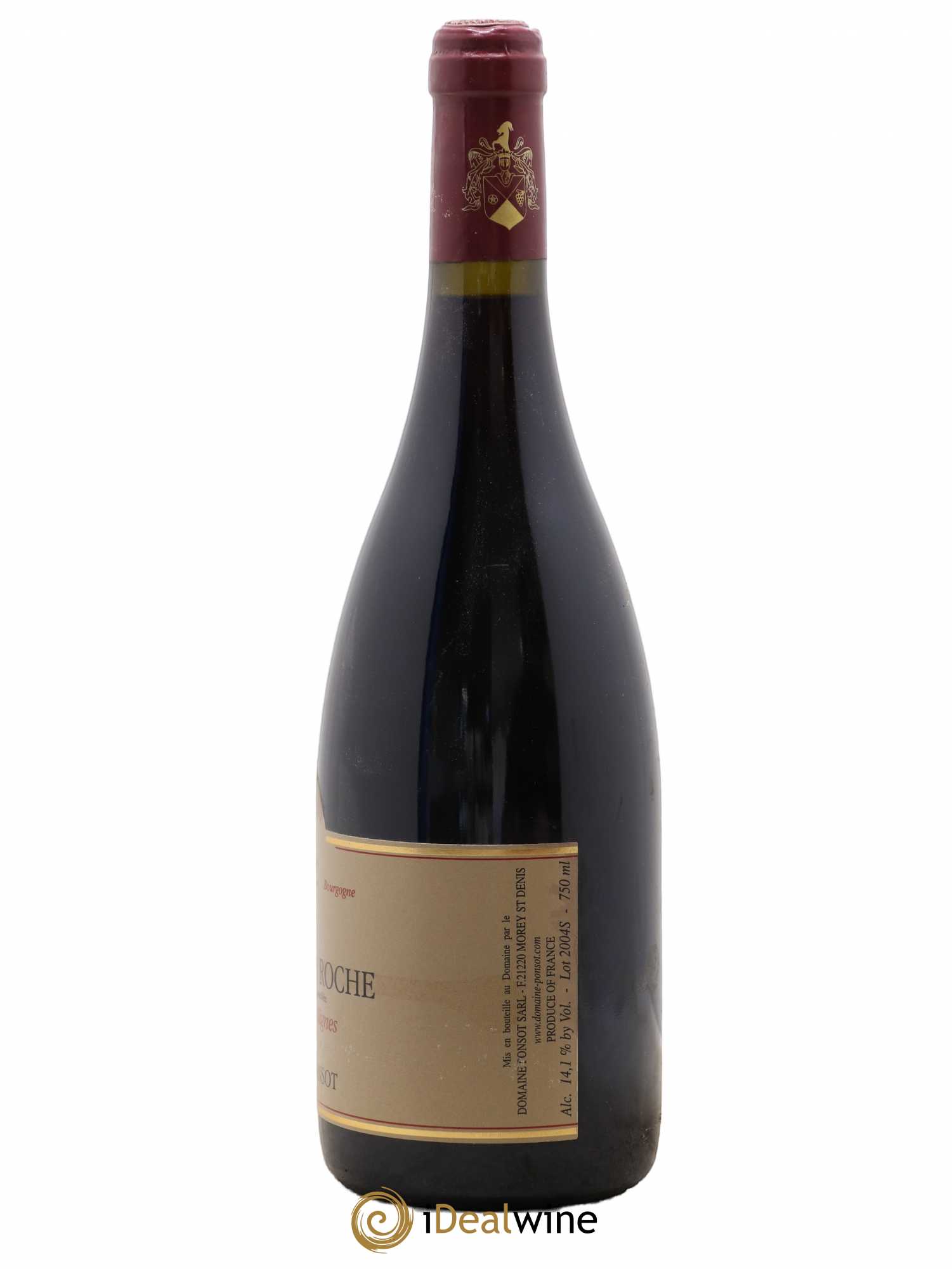 Clos de la Roche Grand Cru Vieilles Vignes Ponsot (Domaine) 2004 - Lot de 1 bouteille - 2