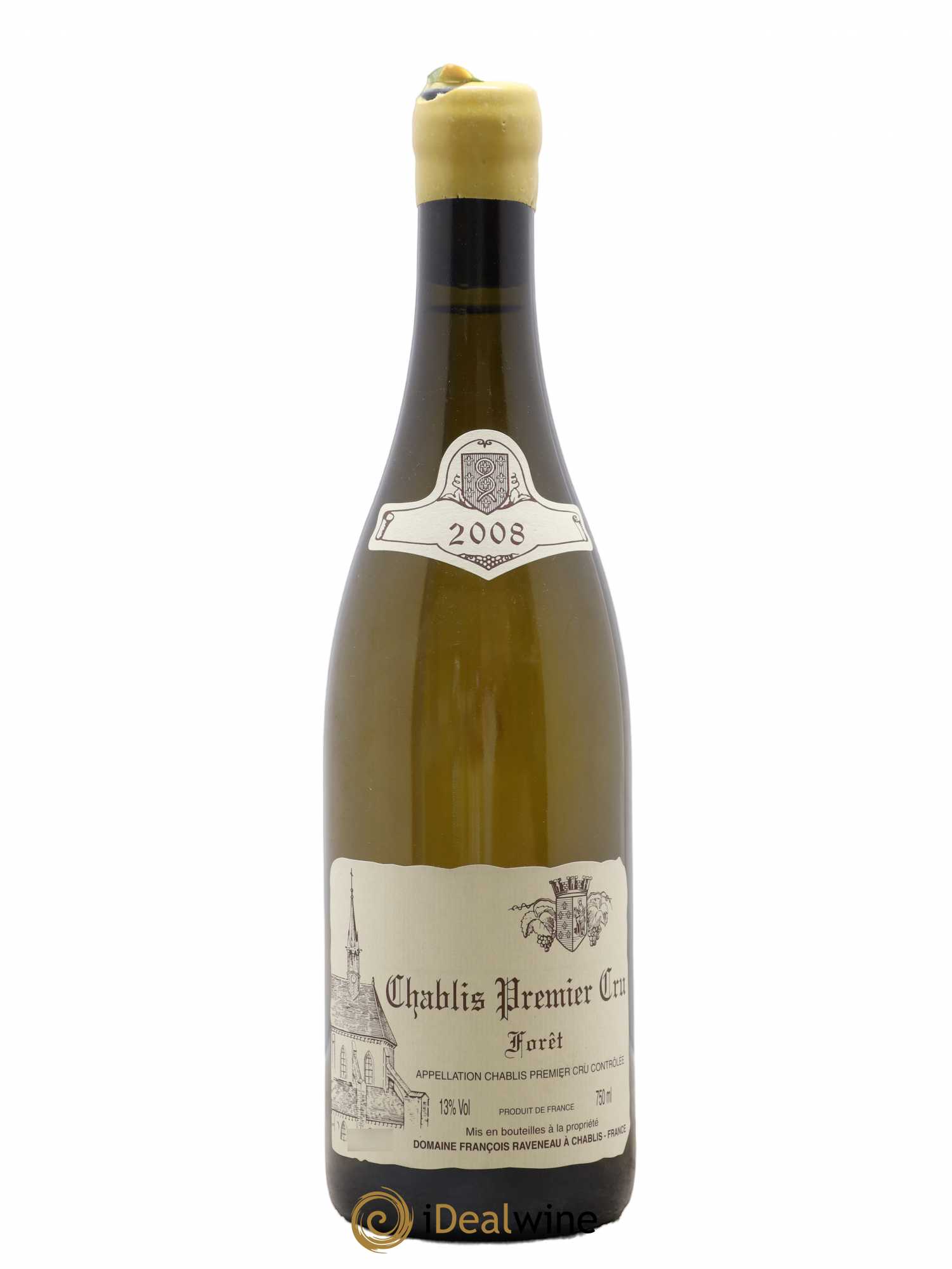Chablis 1er Cru Forêt Raveneau (Domaine) 2008 - Lot de 1 bouteille - 0