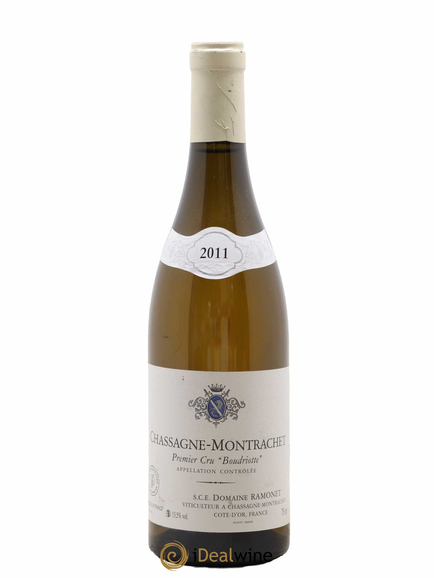 Chassagne-Montrachet 1er Cru Boudriotte Ramonet (Domaine) 2011 - Posten von 1 Flasche - 0