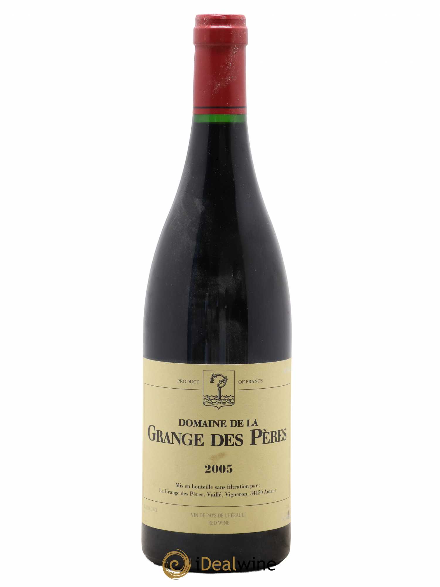 Pays d'Hérault Grange des Pères Laurent Vaillé 2005 - Lot de 1 bouteille - 0