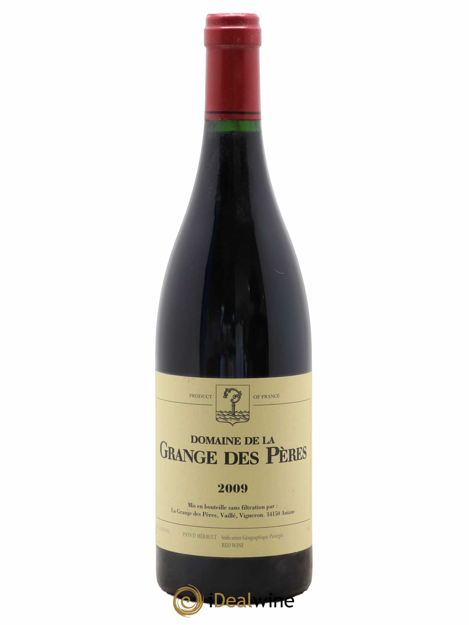 Pays d'Hérault Grange des Pères Laurent Vaillé 2009 - Lot de 1 bouteille - 0