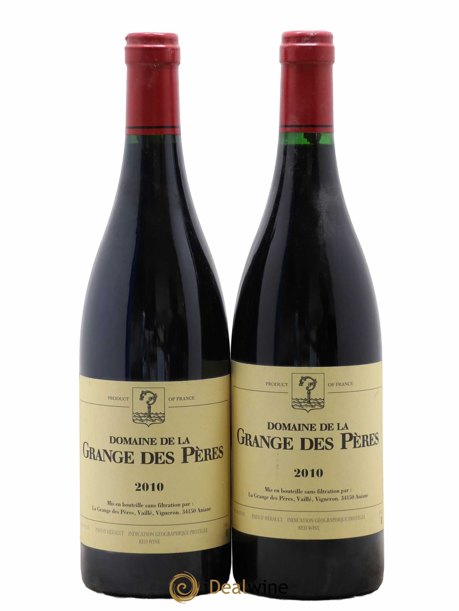 Pays d'Hérault Grange des Pères Laurent Vaillé 2010 - Lot de 2 bouteilles - 0