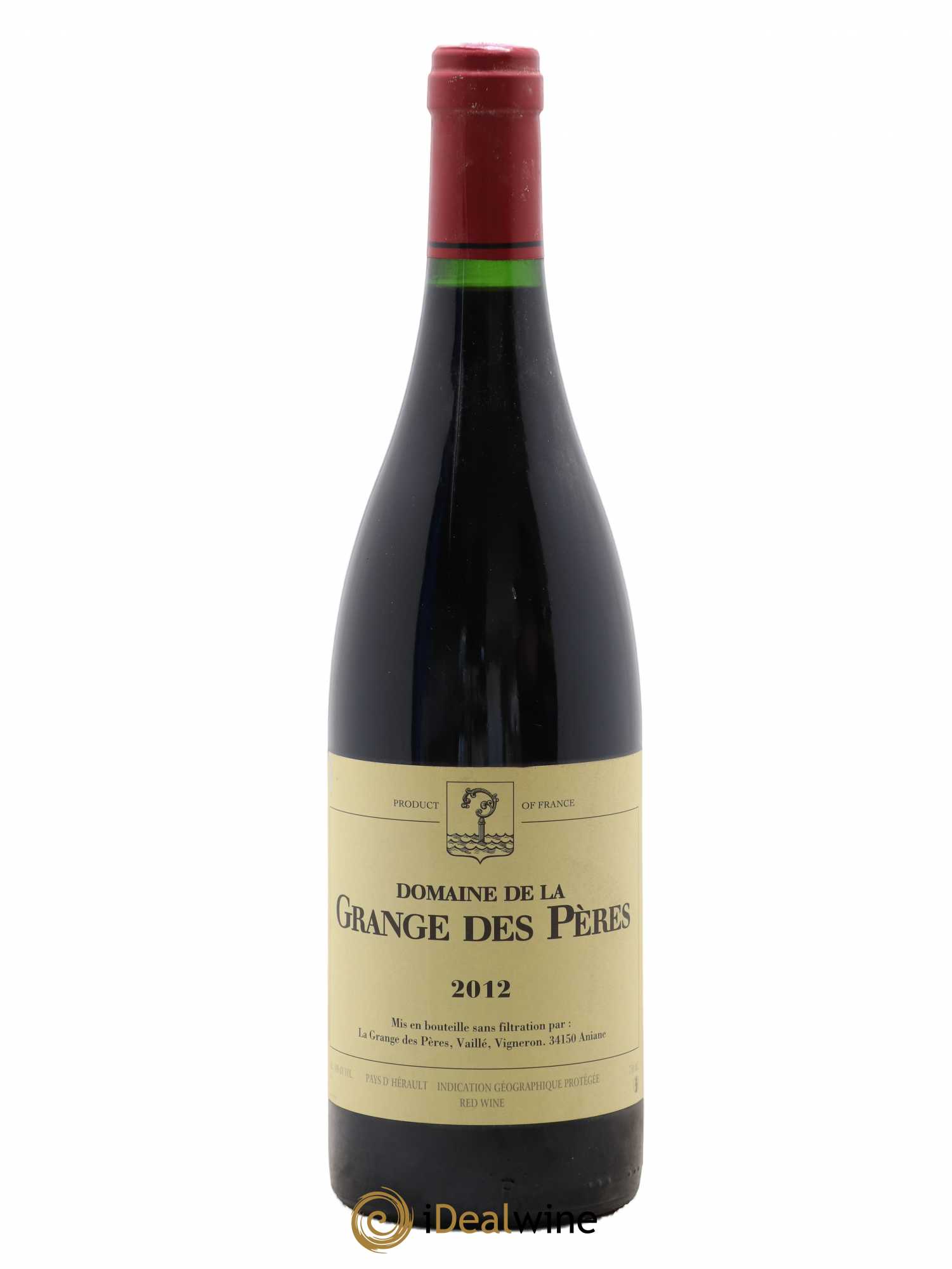 Pays d'Hérault Grange des Pères Laurent Vaillé 2012 - Lot de 1 bouteille - 0