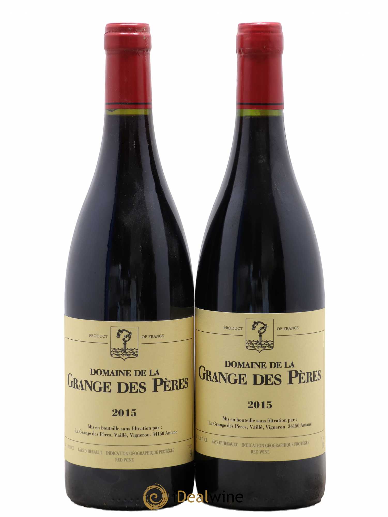 Pays d'Hérault Grange des Pères Laurent Vaillé 2015 - Lot de 2 bouteilles - 0