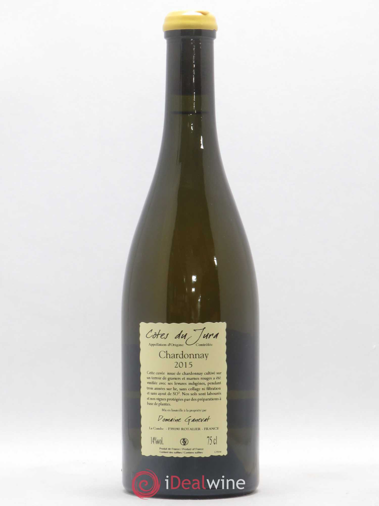 Côtes du Jura Les Gryphées Vieilles Vignes Jean-François Ganevat (Domaine) 2015 - Lot de 1 bouteille - 1