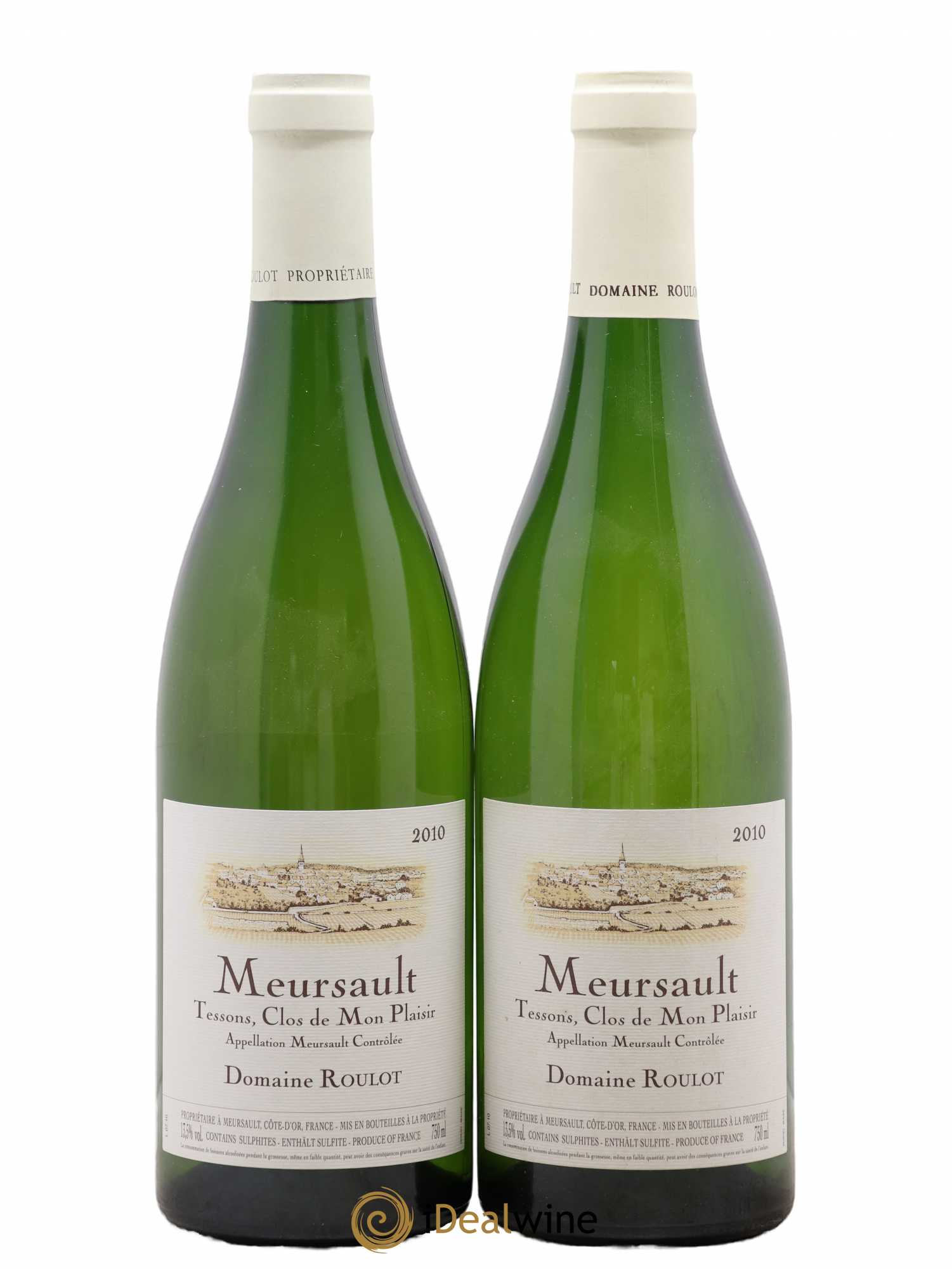 Meursault Les Tessons Clos de Mon plaisir Roulot (Domaine) 2010 - Lot de 2 bouteilles - 0