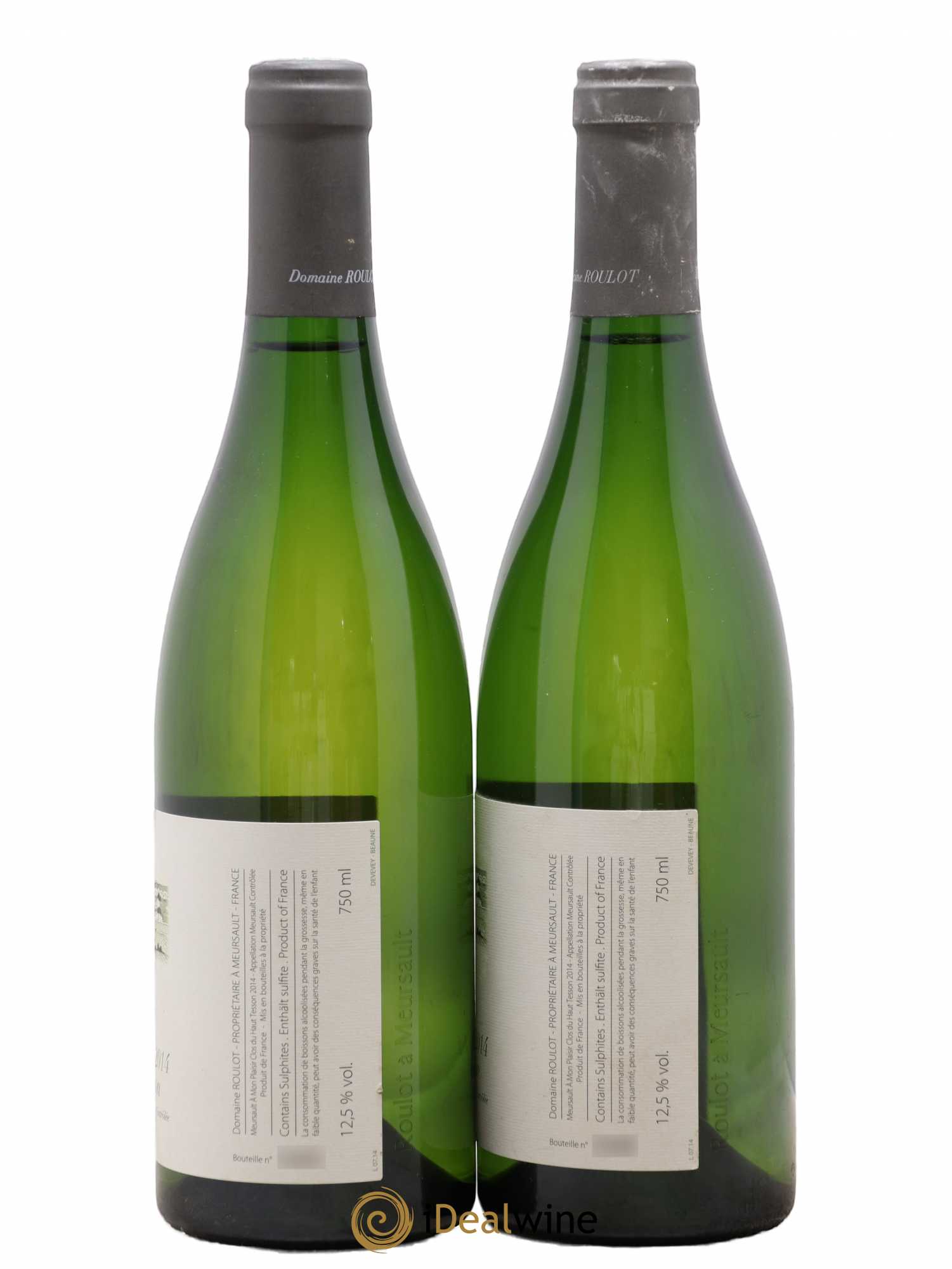 Meursault A mon plaisir Clos du Haut Tesson Roulot (Domaine) 2014 - Lot de 2 bouteilles - 1