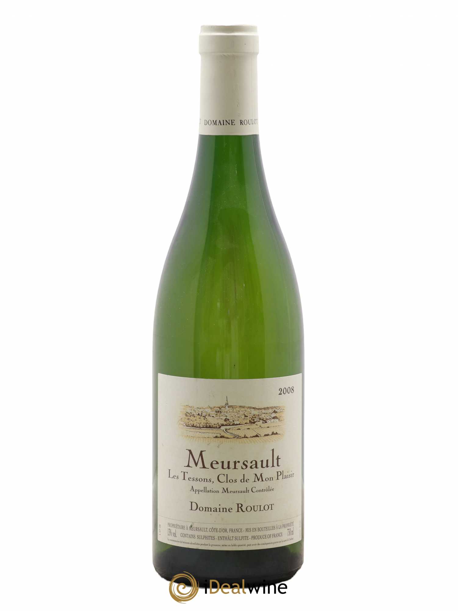 Meursault Les Tessons Clos de Mon plaisir Roulot (Domaine) 2008 - Lot de 1 bouteille - 0