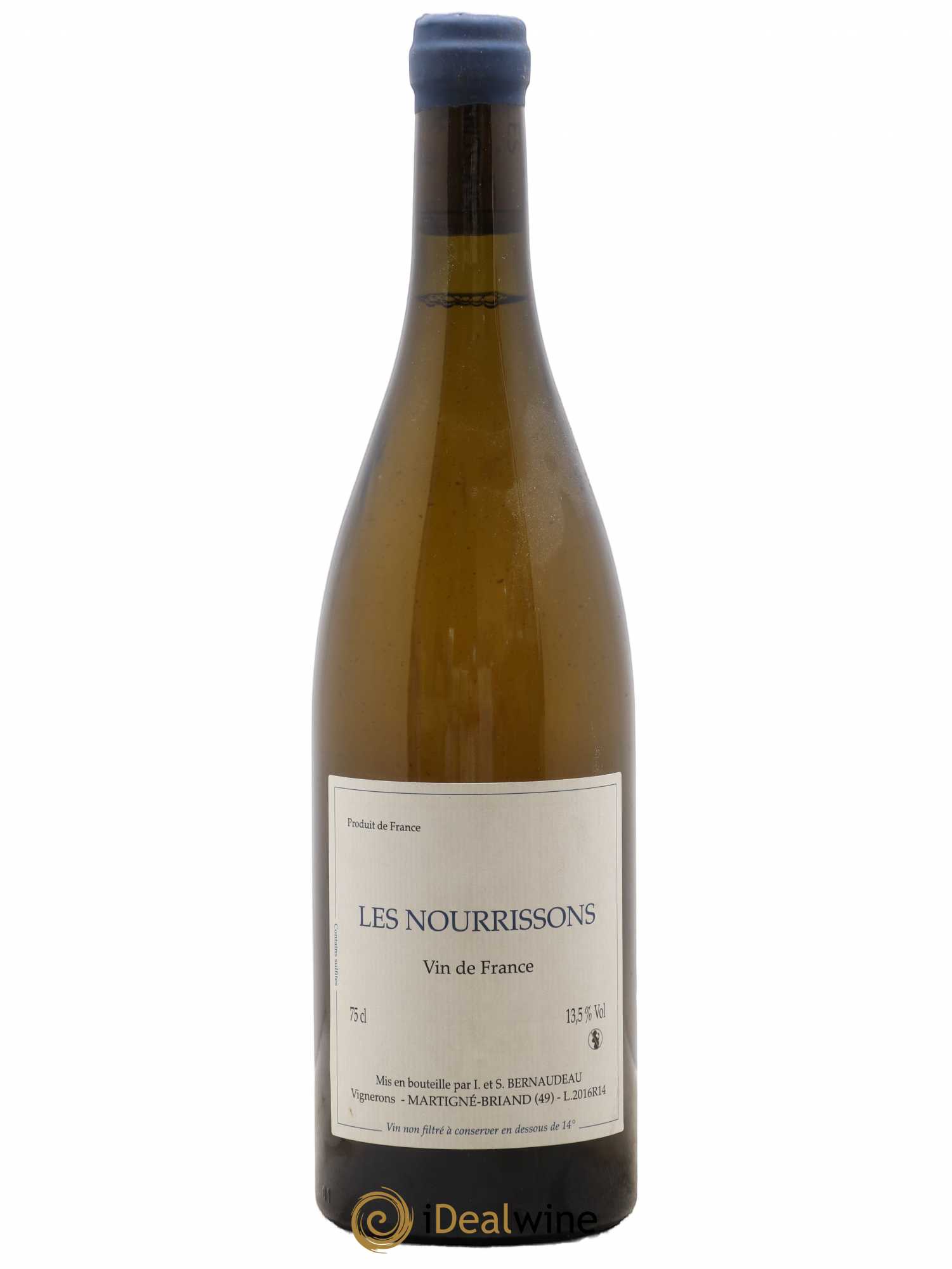 Vin de France Les Nourrissons Stéphane Bernaudeau 2016 - Lot de 1 bouteille - 0