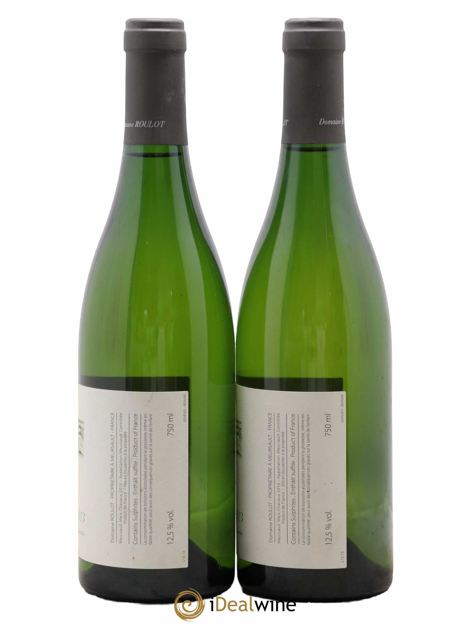 Meursault Meix Chavaux Roulot (Domaine) 2013 - Lot de 2 bouteilles - 1