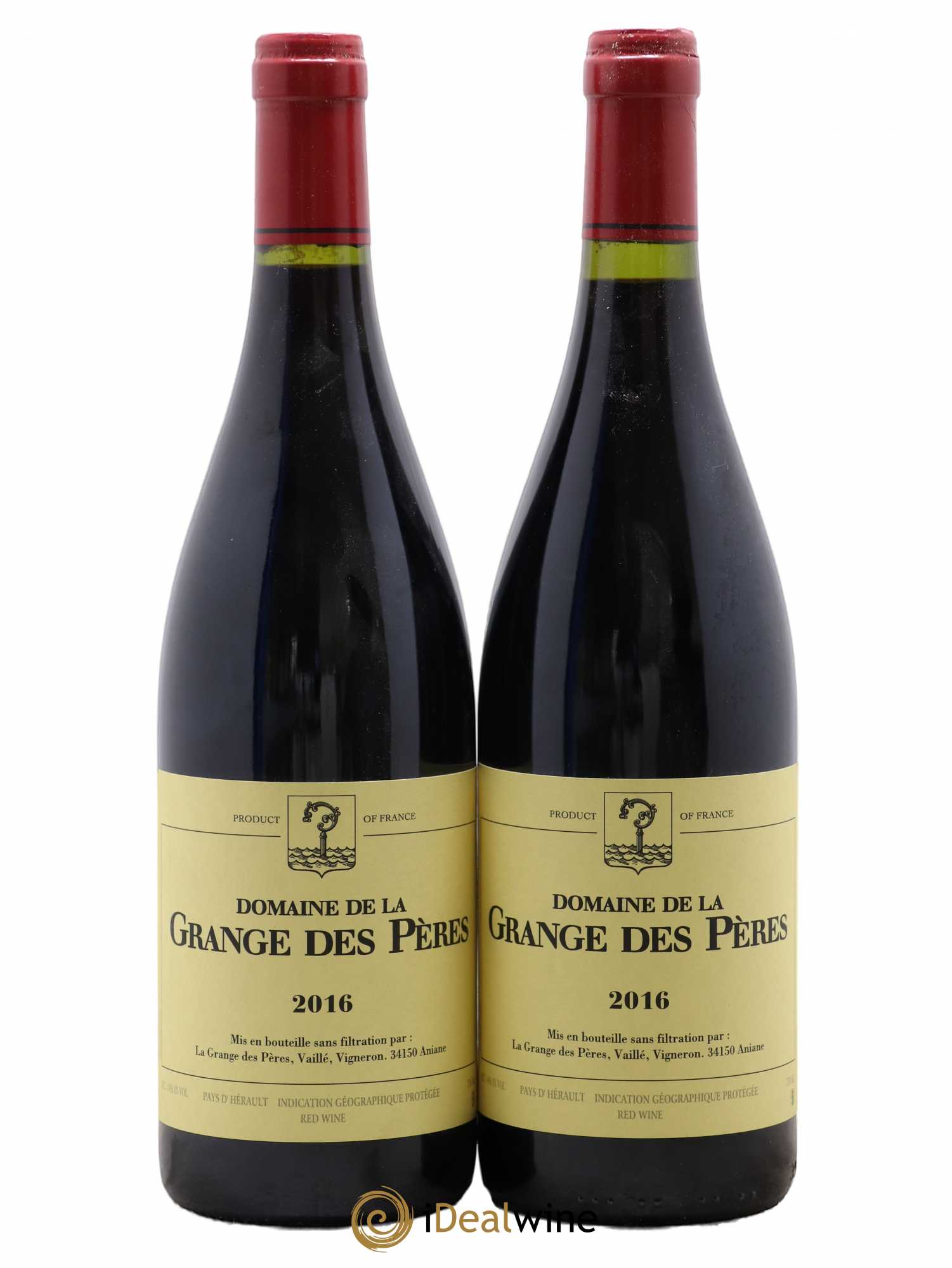 Pays d'Hérault Grange des Pères Laurent Vaillé 2016 - Lot de 2 bouteilles - 0