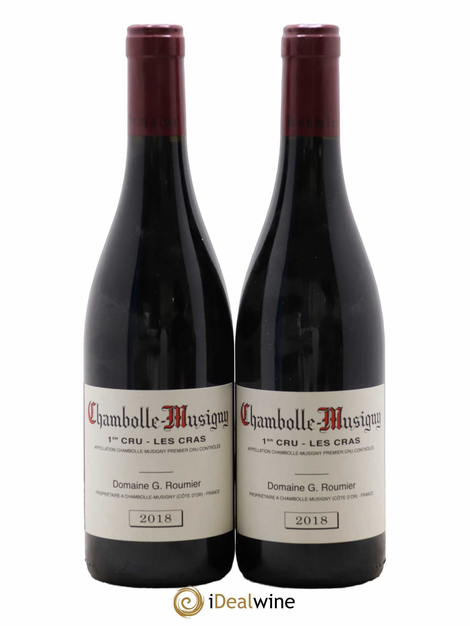 Chambolle-Musigny 1er Cru Les Cras Georges Roumier (Domaine) 2018 - Lot de 2 bouteilles - 0