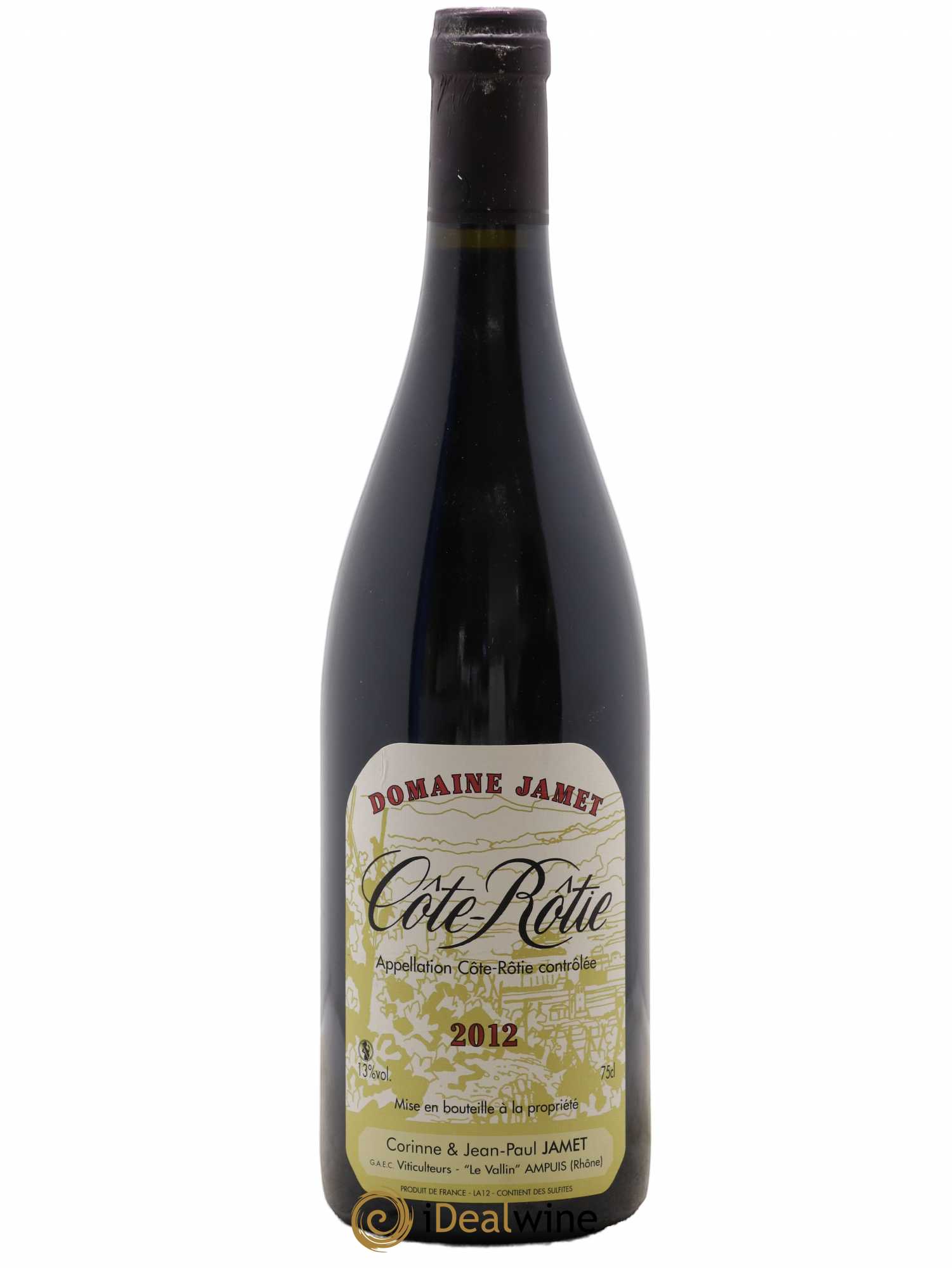 Côte-Rôtie Jamet (Domaine) 2012 - Lot de 1 bouteille - 0