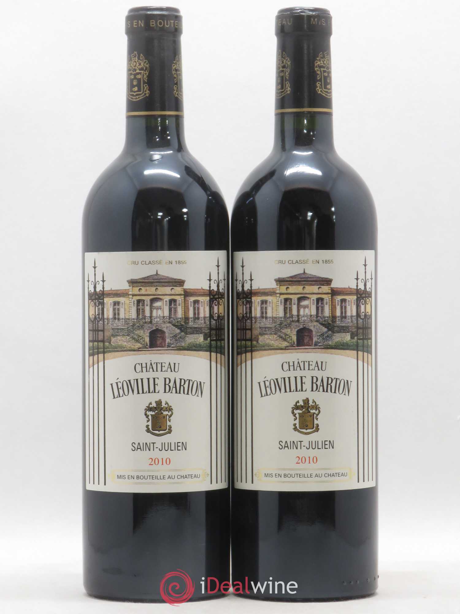 Château Léoville Barton 2ème Grand Cru Classé 2010 - Lot de 2 bouteilles - 0