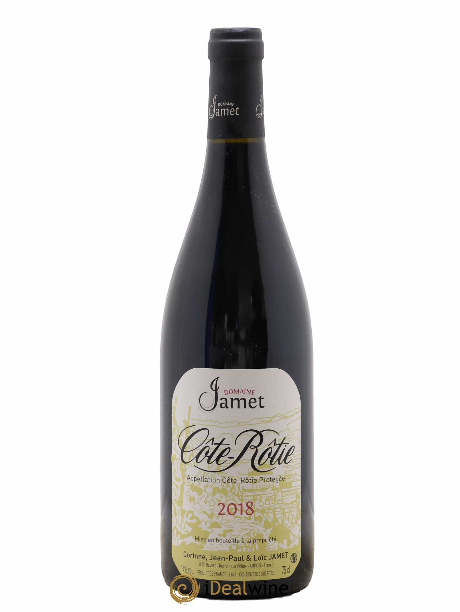 Côte-Rôtie Jamet (Domaine) 2018 - Lot de 1 bouteille - 0