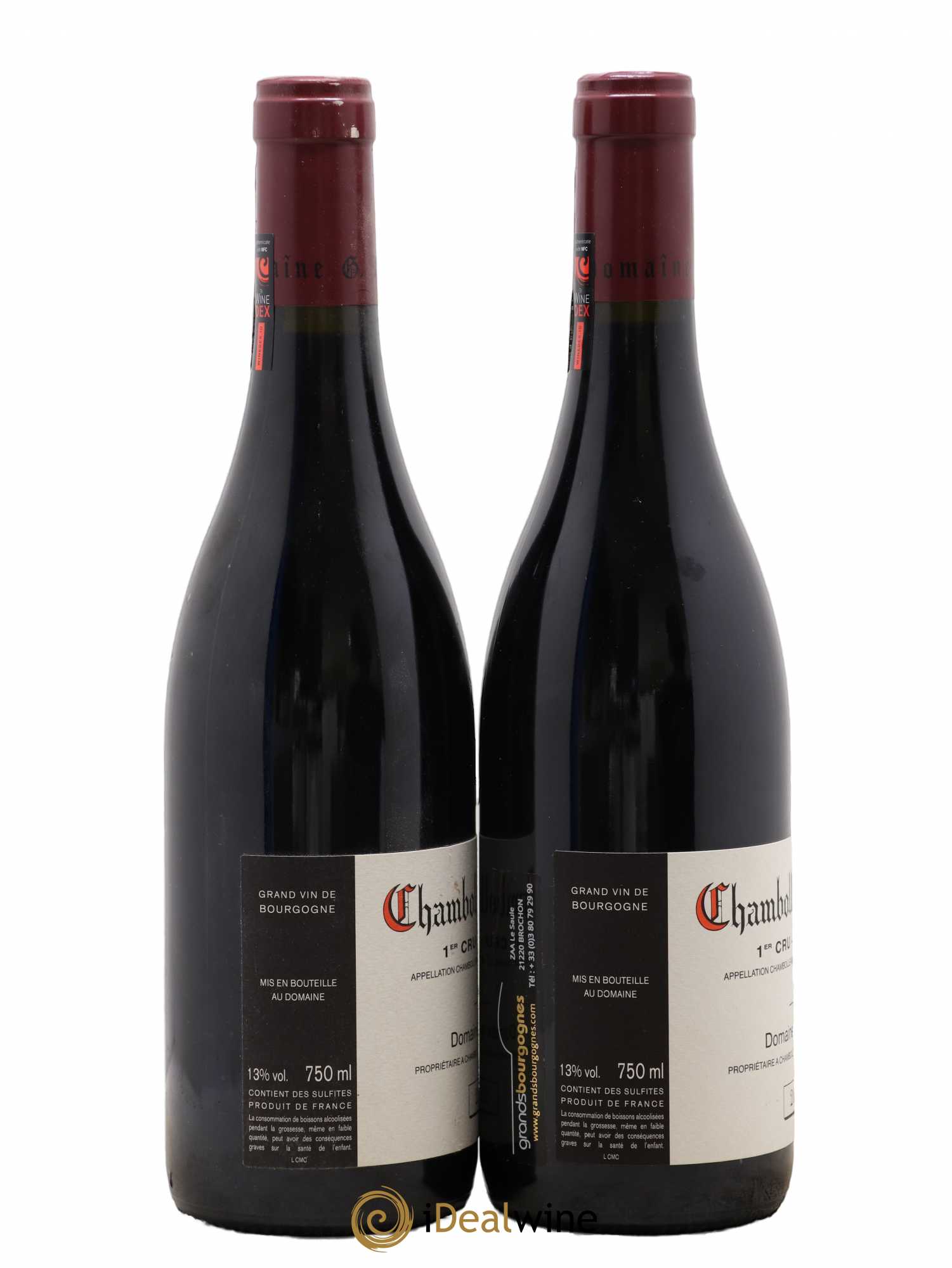 Chambolle-Musigny 1er Cru Les Cras Georges Roumier (Domaine) 2015 - Lot de 2 bouteilles - 1
