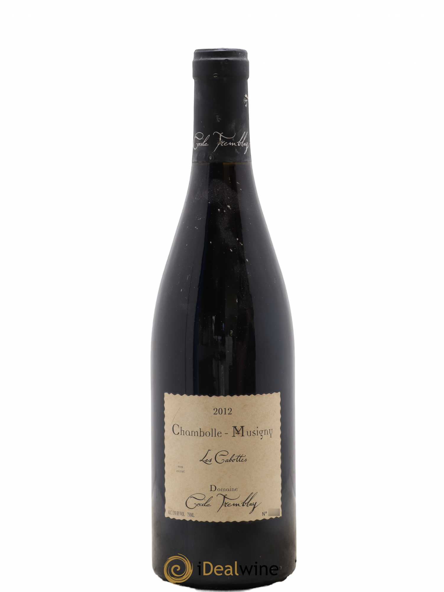 Chambolle-Musigny Les Cabottes Cécile Tremblay 2012 - Lot de 1 bouteille - 0