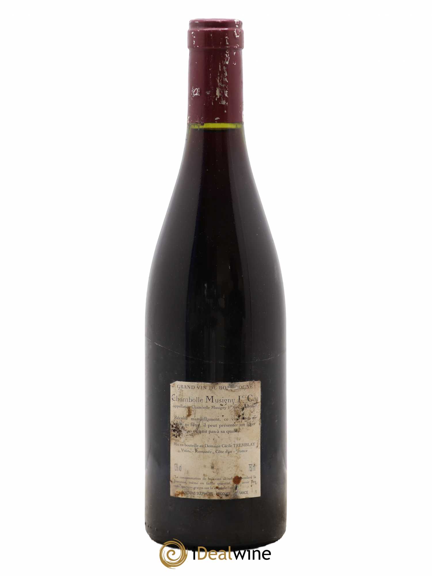 Chambolle-Musigny 1er Cru Les Feusselottes Cécile Tremblay 2006 - Lot de 1 bouteille - 1