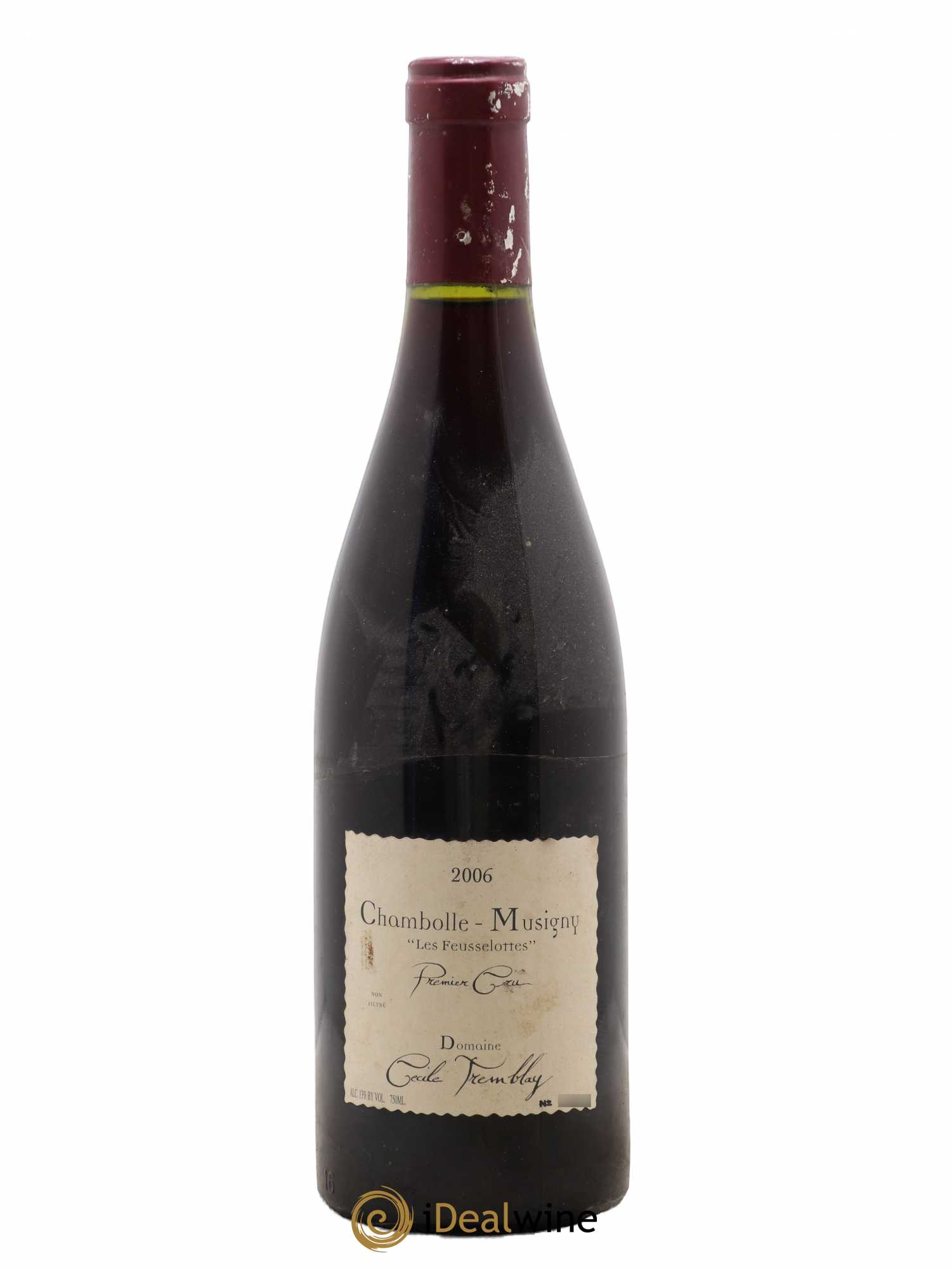 Chambolle-Musigny 1er Cru Les Feusselottes Cécile Tremblay 2006 - Lot de 1 bouteille - 0