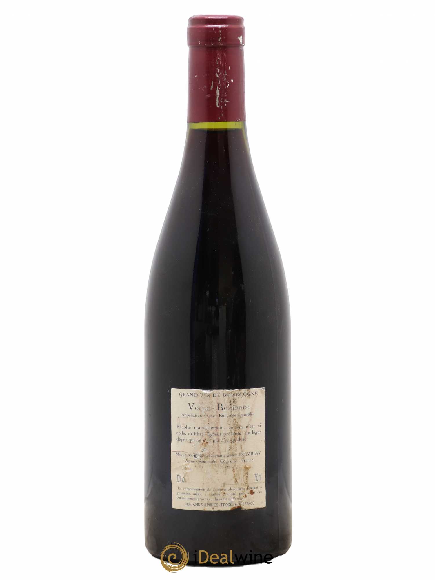 Vosne-Romanée Vieilles Vignes Cécile Tremblay 2006 - Lot de 1 bouteille - 1