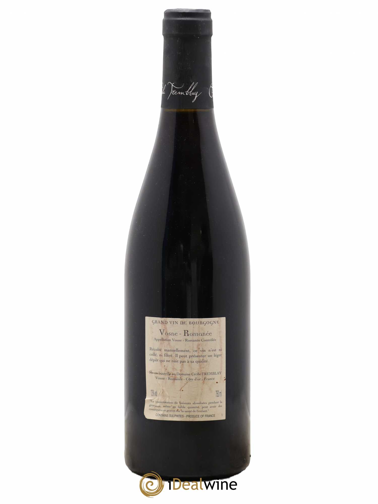 Vosne-Romanée Vieilles Vignes Cécile Tremblay 2012 - Lot de 1 bouteille - 1