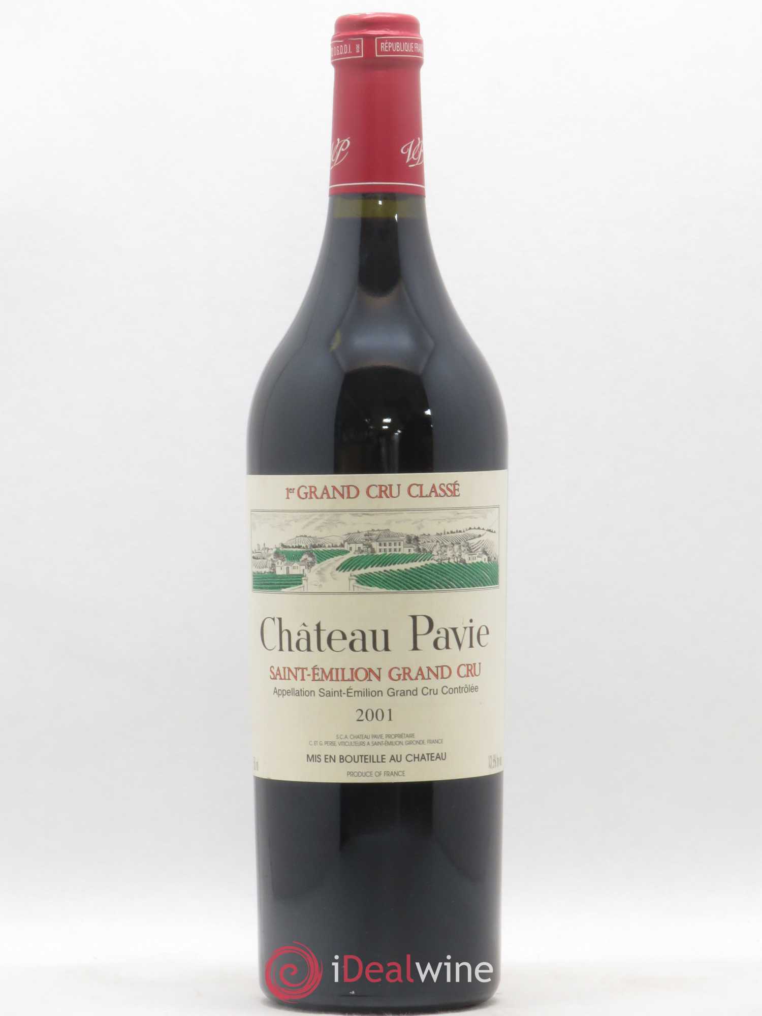 Château Pavie 1er Grand Cru Classé A 2001 - Lot de 1 bouteille - 0