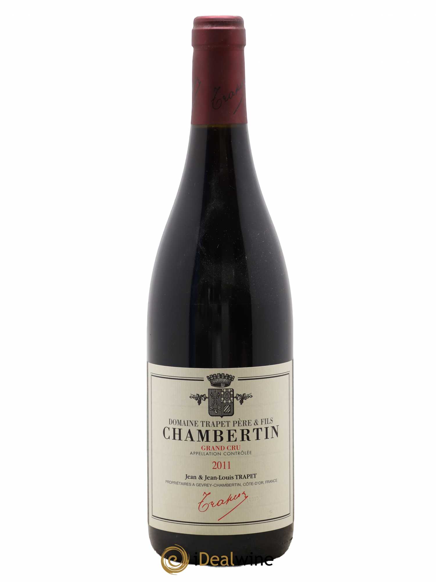 Chambertin Grand Cru Domaine Trapet 2011 - Lot de 1 bouteille - 0