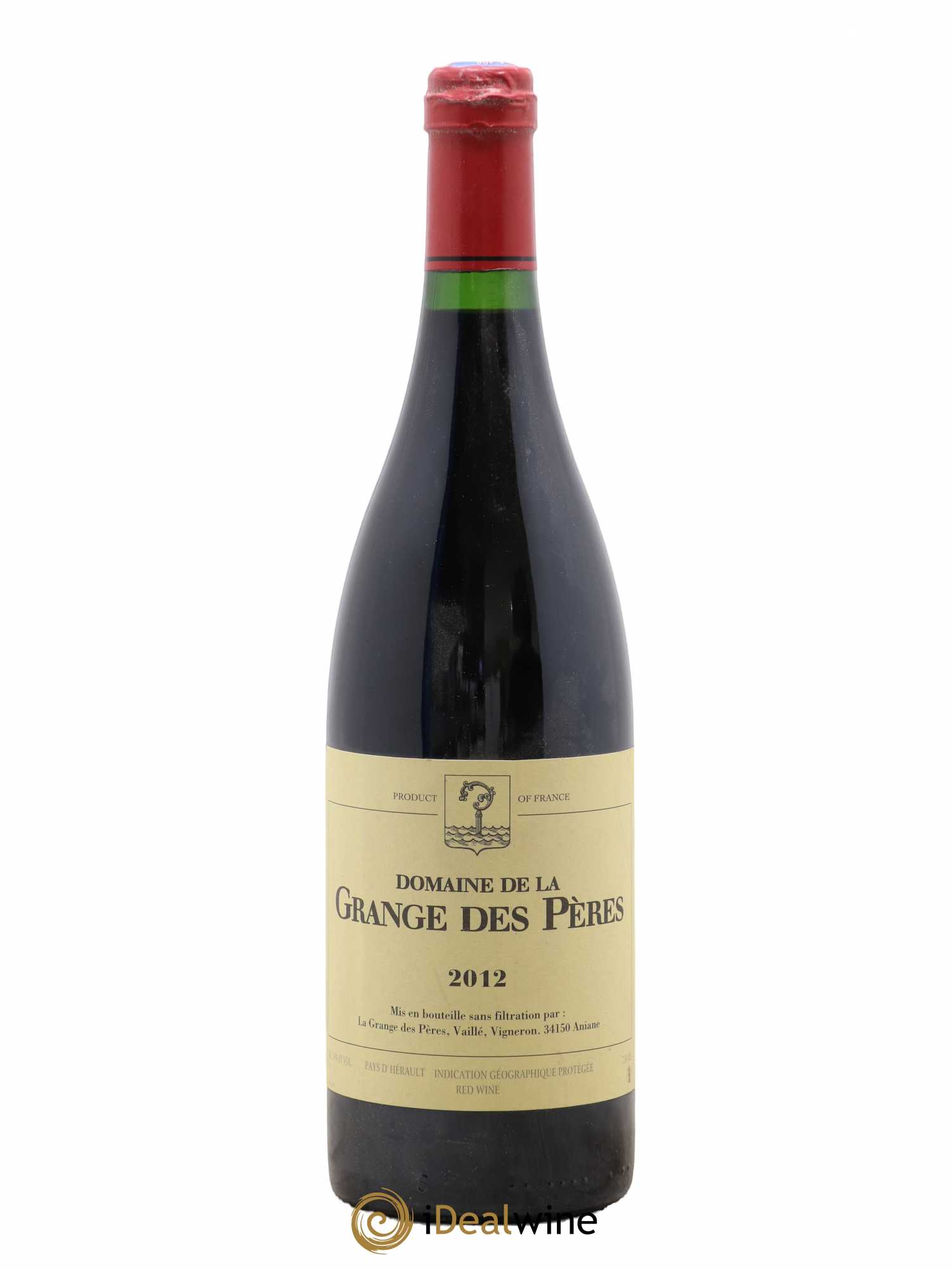 Pays d'Hérault Grange des Pères Laurent Vaillé 2012 - Lot de 1 bouteille - 0