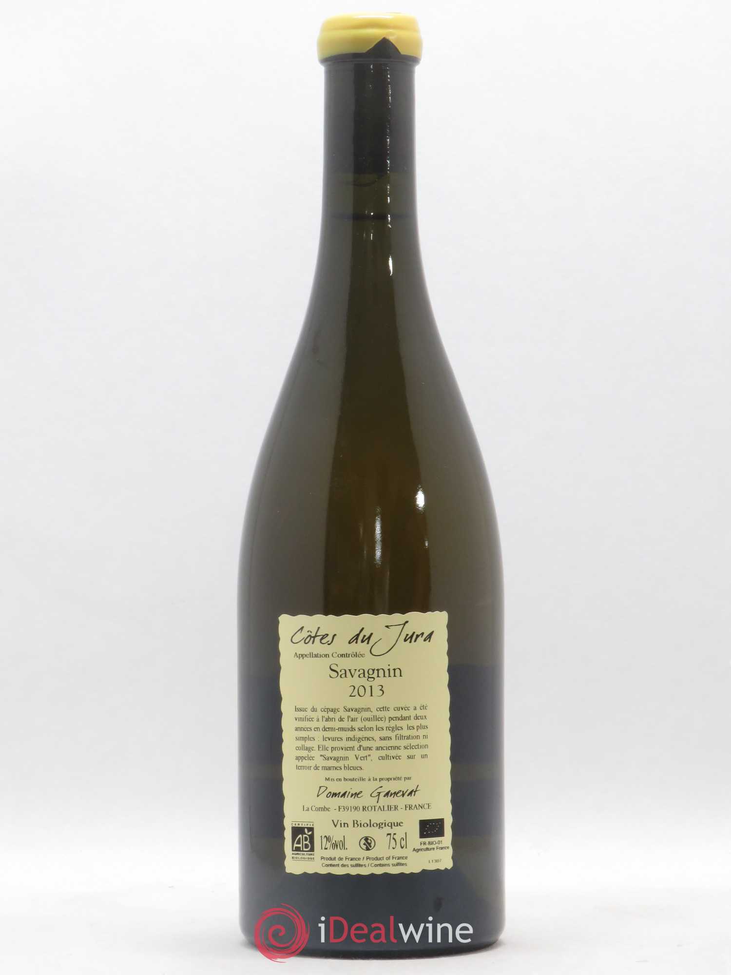 Côtes du Jura Les Chalasses Marnes Bleues Jean-François Ganevat (Domaine) 2013 - Lot de 1 bouteille - 1