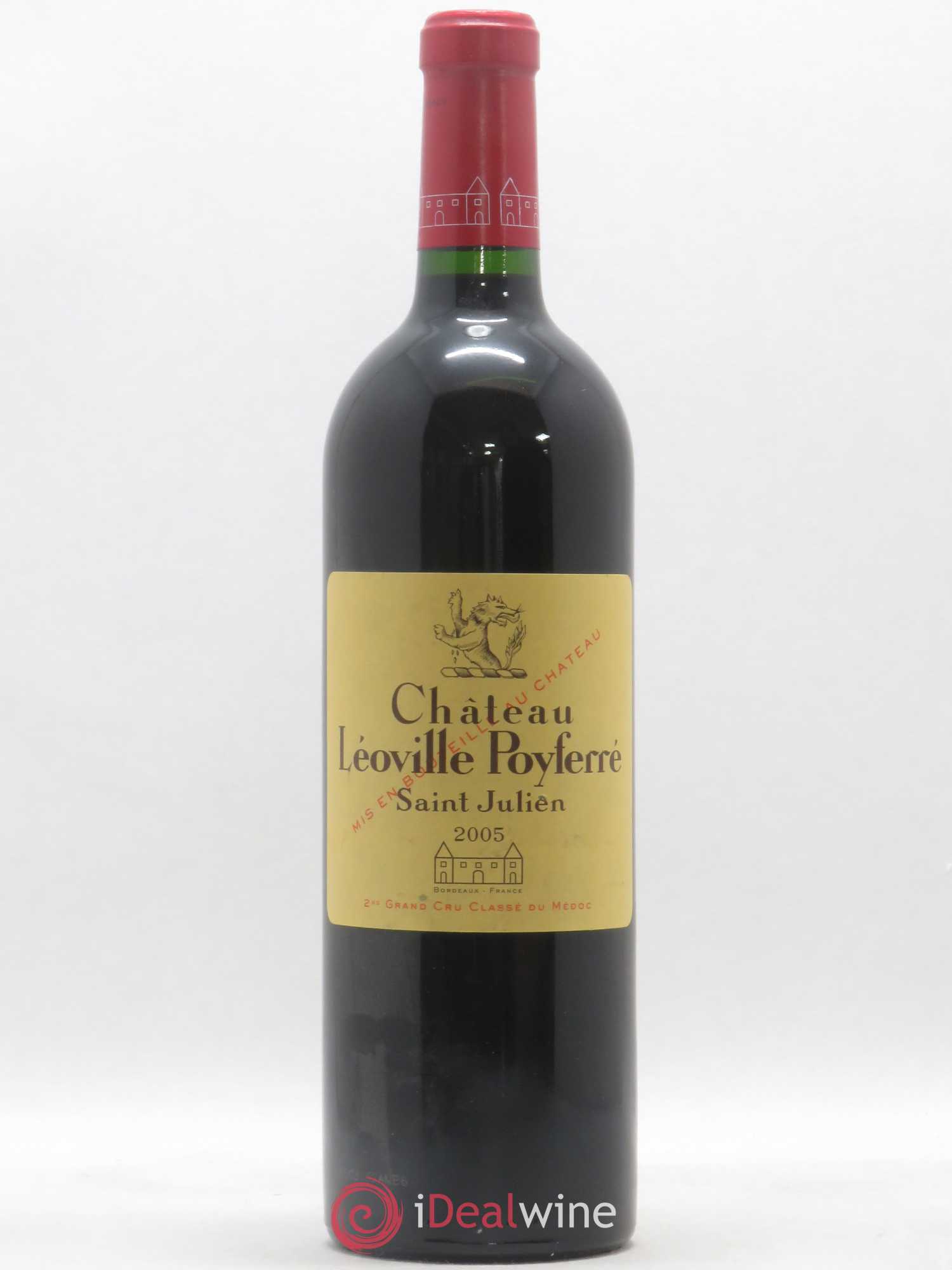 Château Léoville Poyferré 2ème Grand Cru Classé 2005 - Lot de 1 bouteille - 0