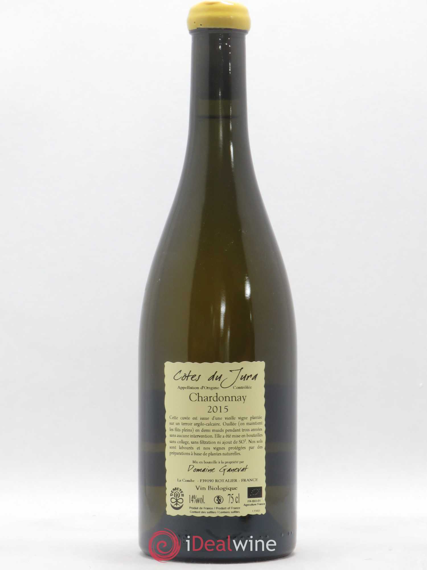 Côtes du Jura Les Chamois du Paradis Jean-François Ganevat (Domaine) 2015 - Lot de 1 bouteille - 1