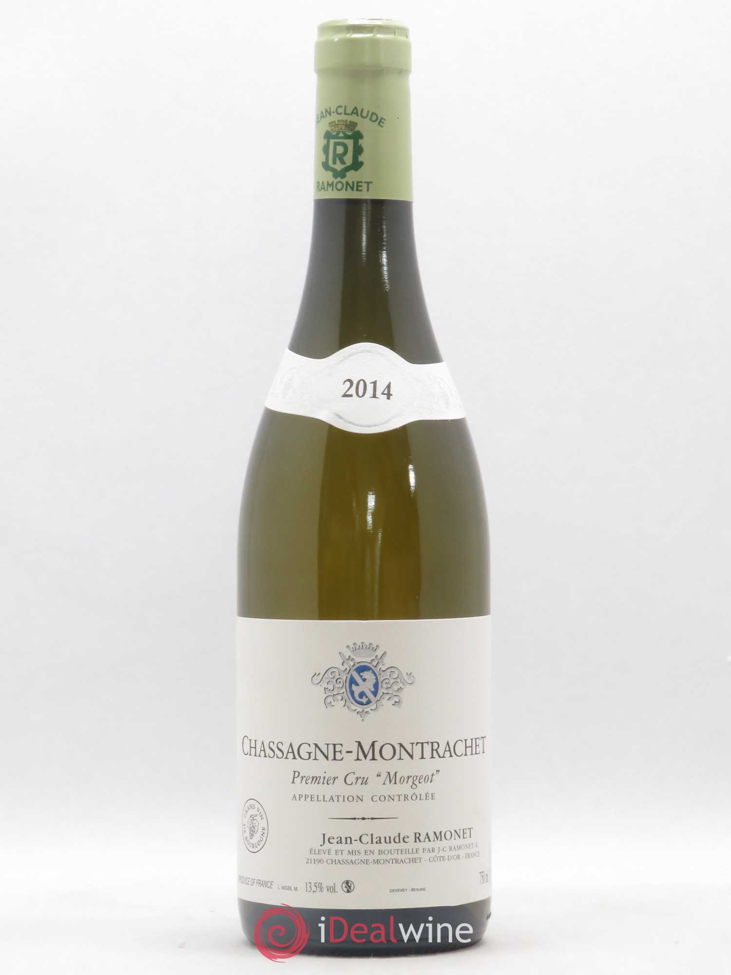 Chassagne-Montrachet 1er Cru Morgeot Ramonet (Domaine) 2014 - Lot de 1 bouteille - 0