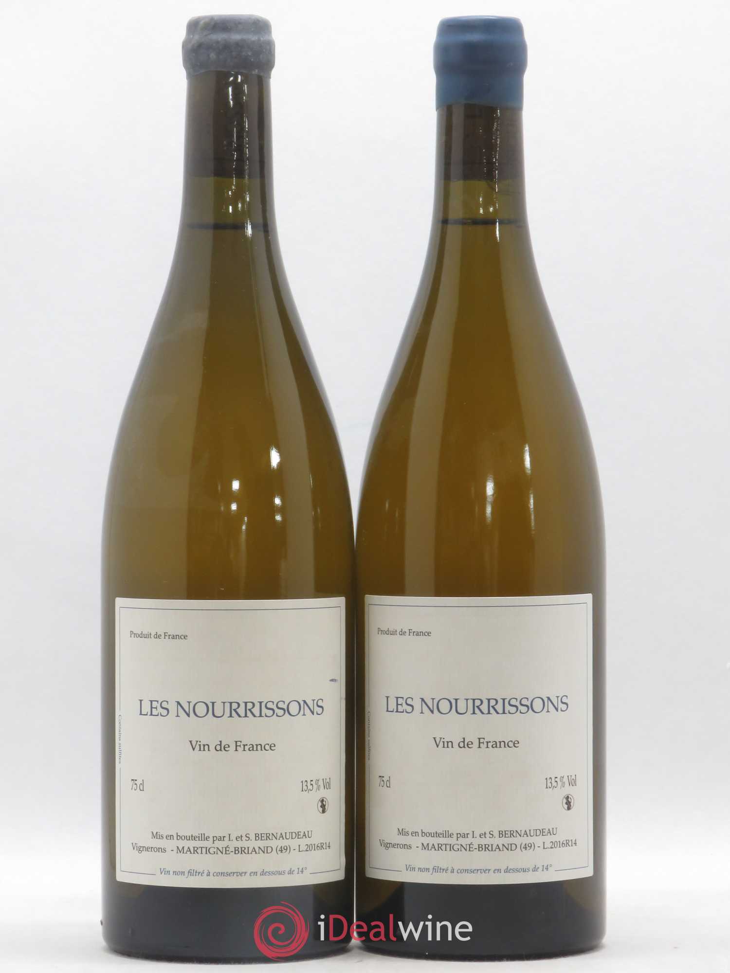 Vin de France Les Nourrissons Stéphane Bernaudeau 2016 - Lot de 2 bouteilles - 0