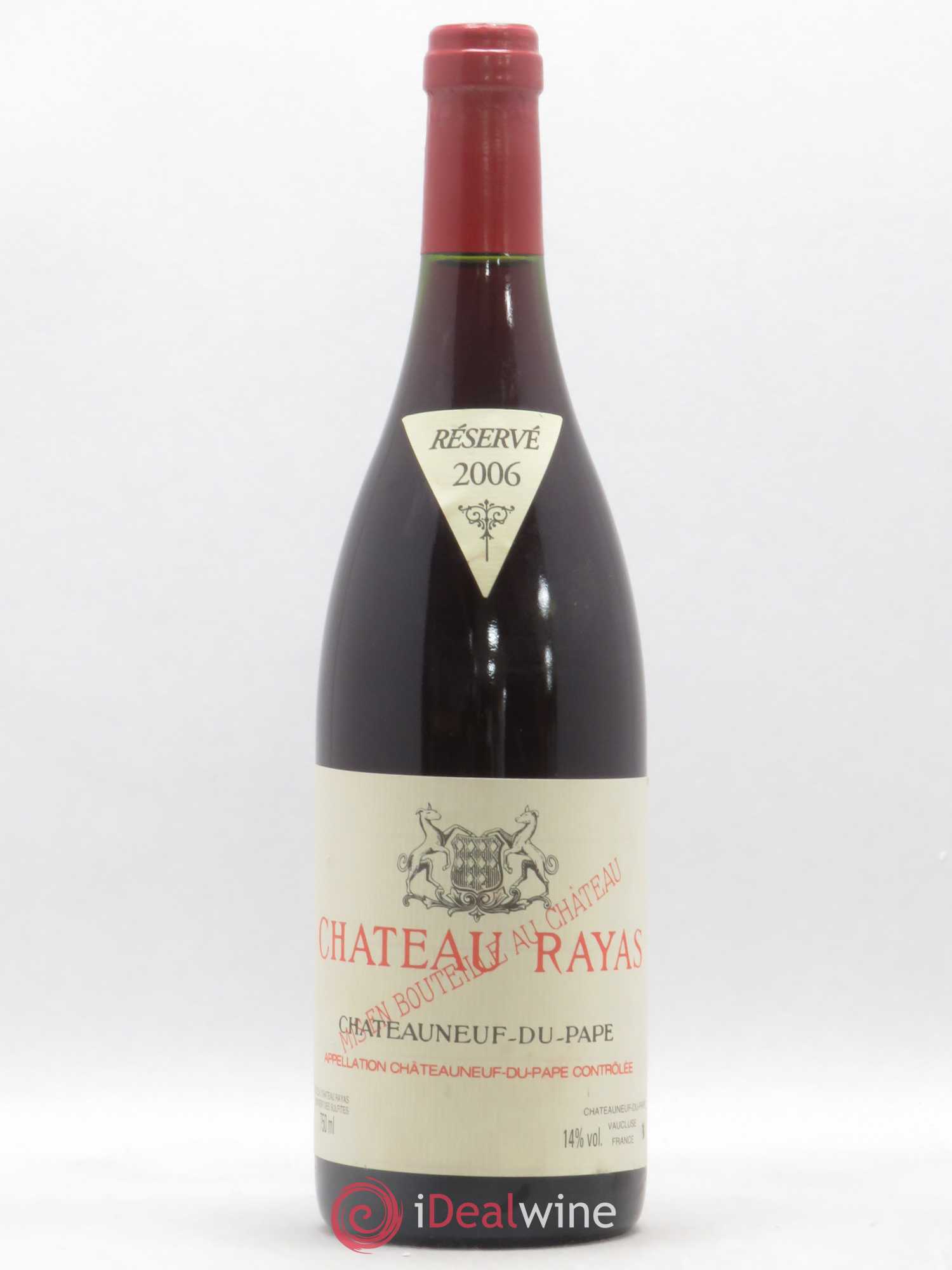 Châteauneuf-du-Pape Château Rayas Emmanuel Reynaud 2006 - Lot de 1 bouteille - 0