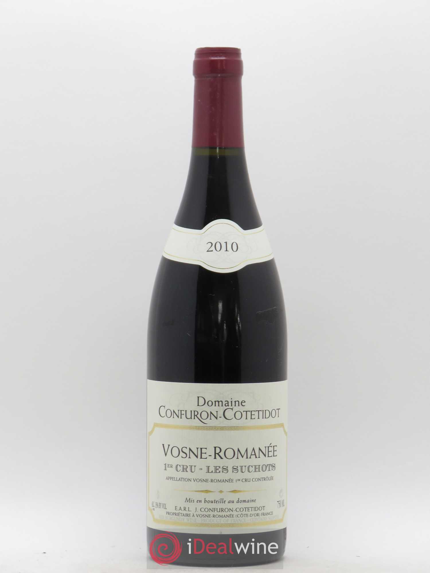Vosne-Romanée 1er Cru Les Suchots Confuron-Cotetidot 2010 - Lot de 1 bouteille - 0