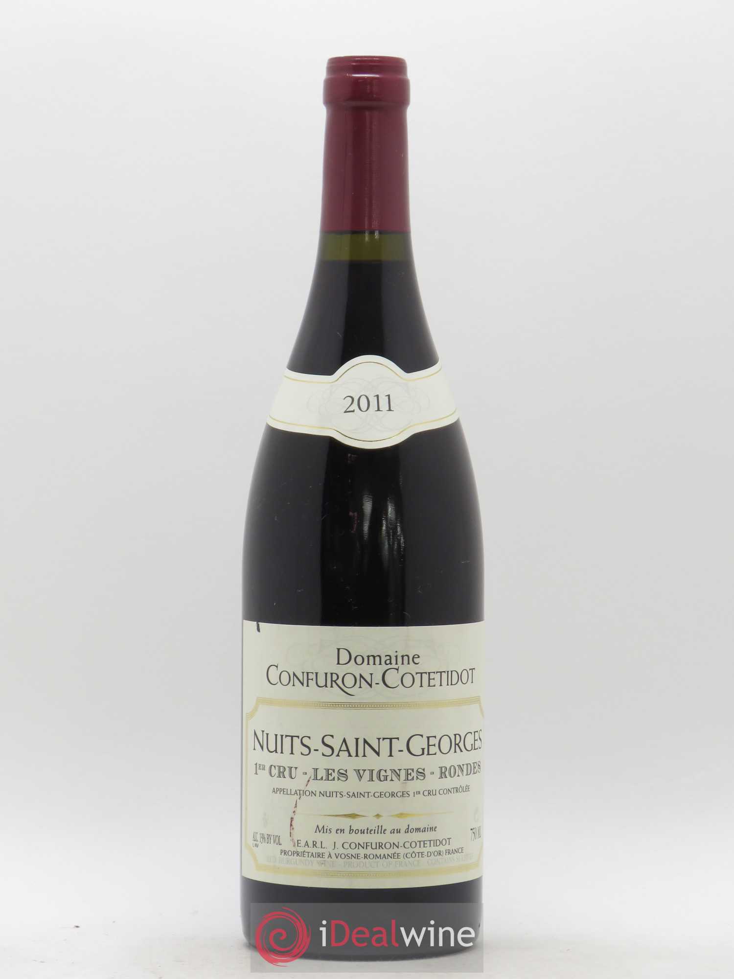 Nuits-Saint-Georges 1er Cru Les Vignes Rondes Confuron-Cotetidot 2011 - Lot de 1 bouteille - 0