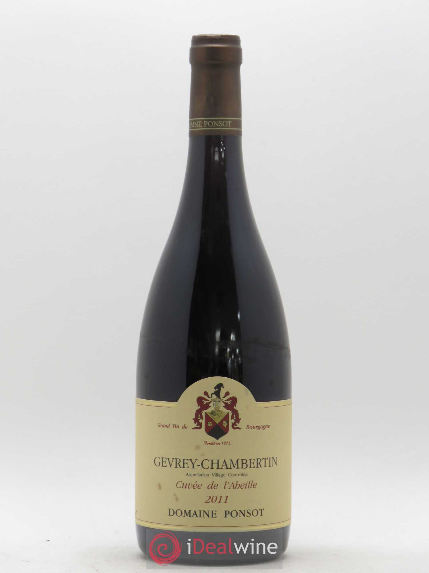 Gevrey-Chambertin Cuvée de l'Abeille Ponsot (Domaine) 2011 - Lot de 1 bouteille - 0