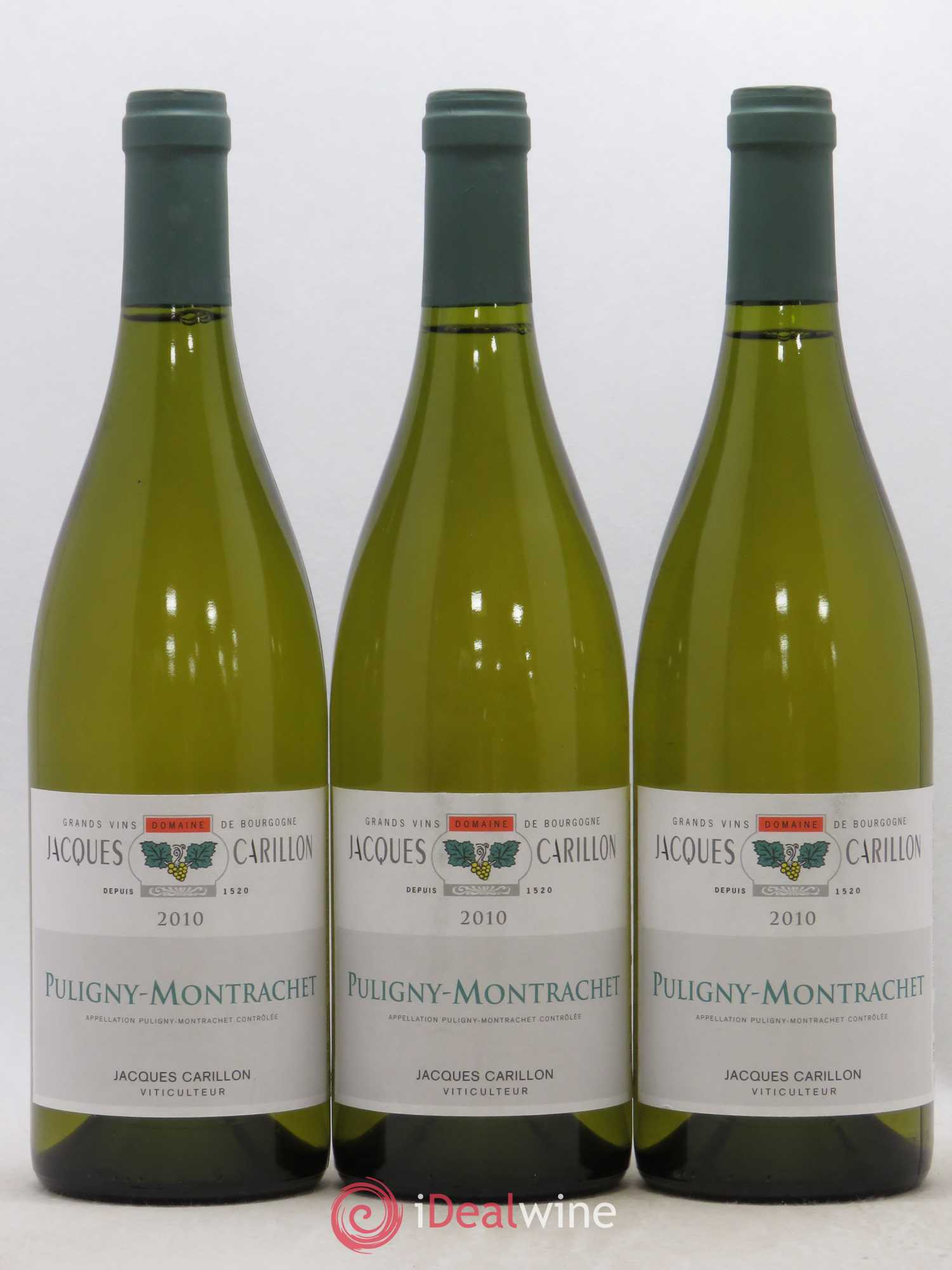 Puligny-Montrachet Jacques Carillon (Domaine) 2010 - Lot de 3 bouteilles - 0