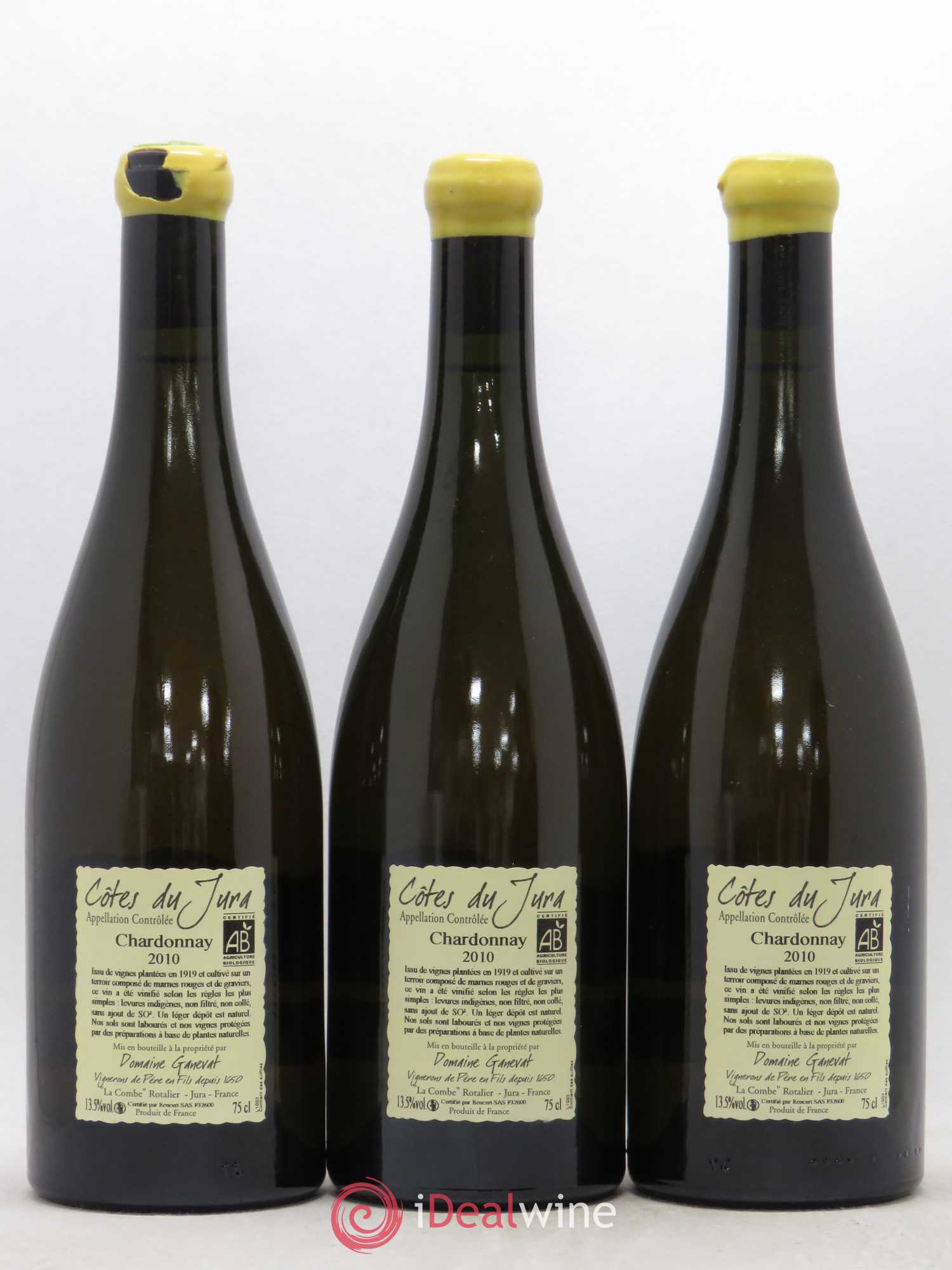 Côtes du Jura Les Grands Teppes Vieilles Vignes Jean-François Ganevat (Domaine) 2010 - Lot de 3 bouteilles - 1