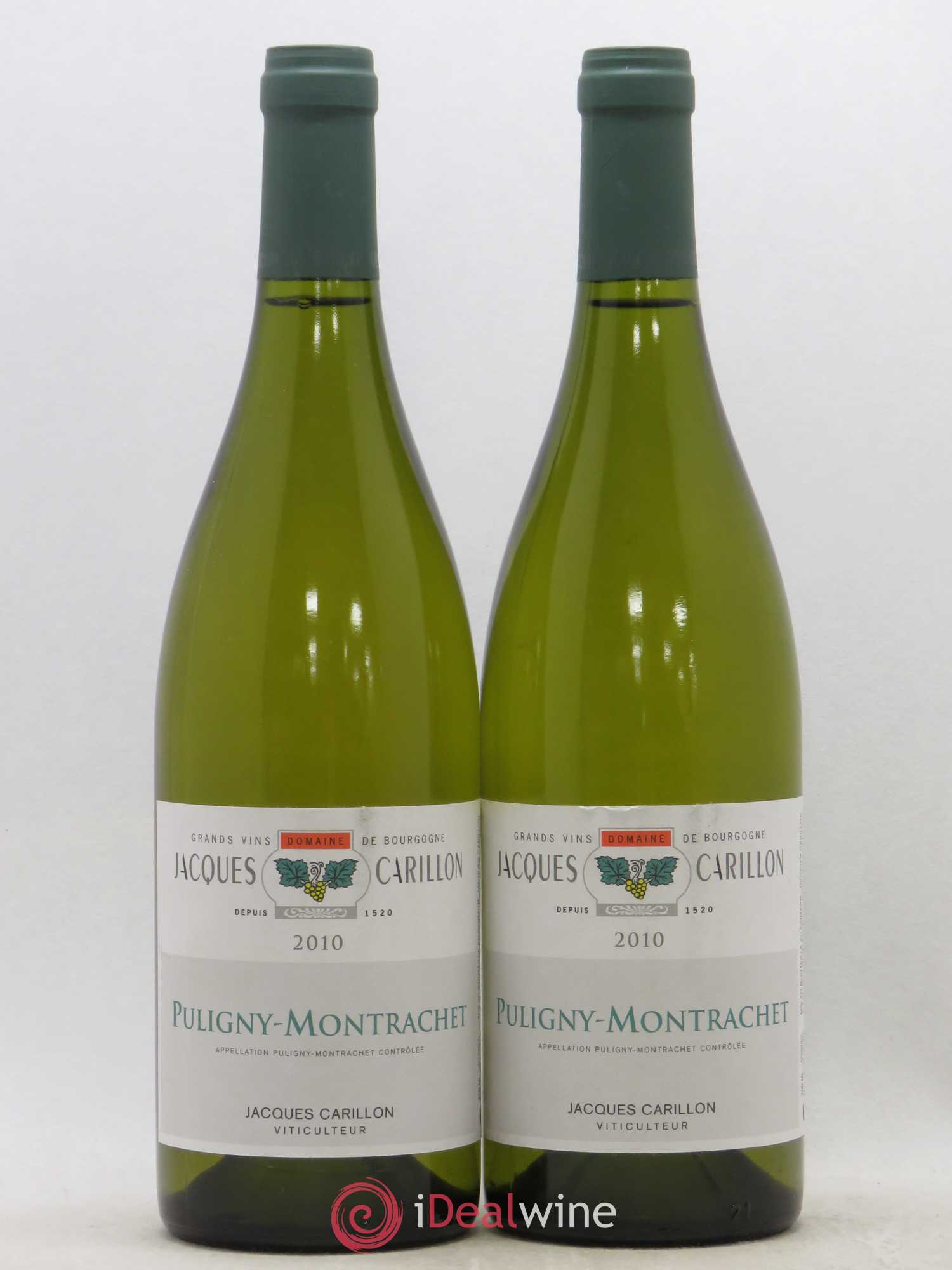 Puligny-Montrachet Jacques Carillon (Domaine) 2010 - Lot de 2 bouteilles - 0