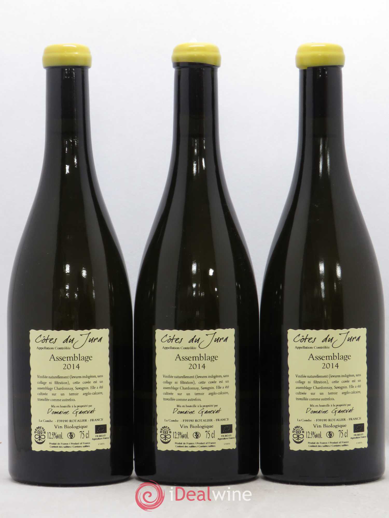 Côtes du Jura Cuvée Orégane Jean-François Ganevat (Domaine) 2014 - Lot de 3 bouteilles - 1