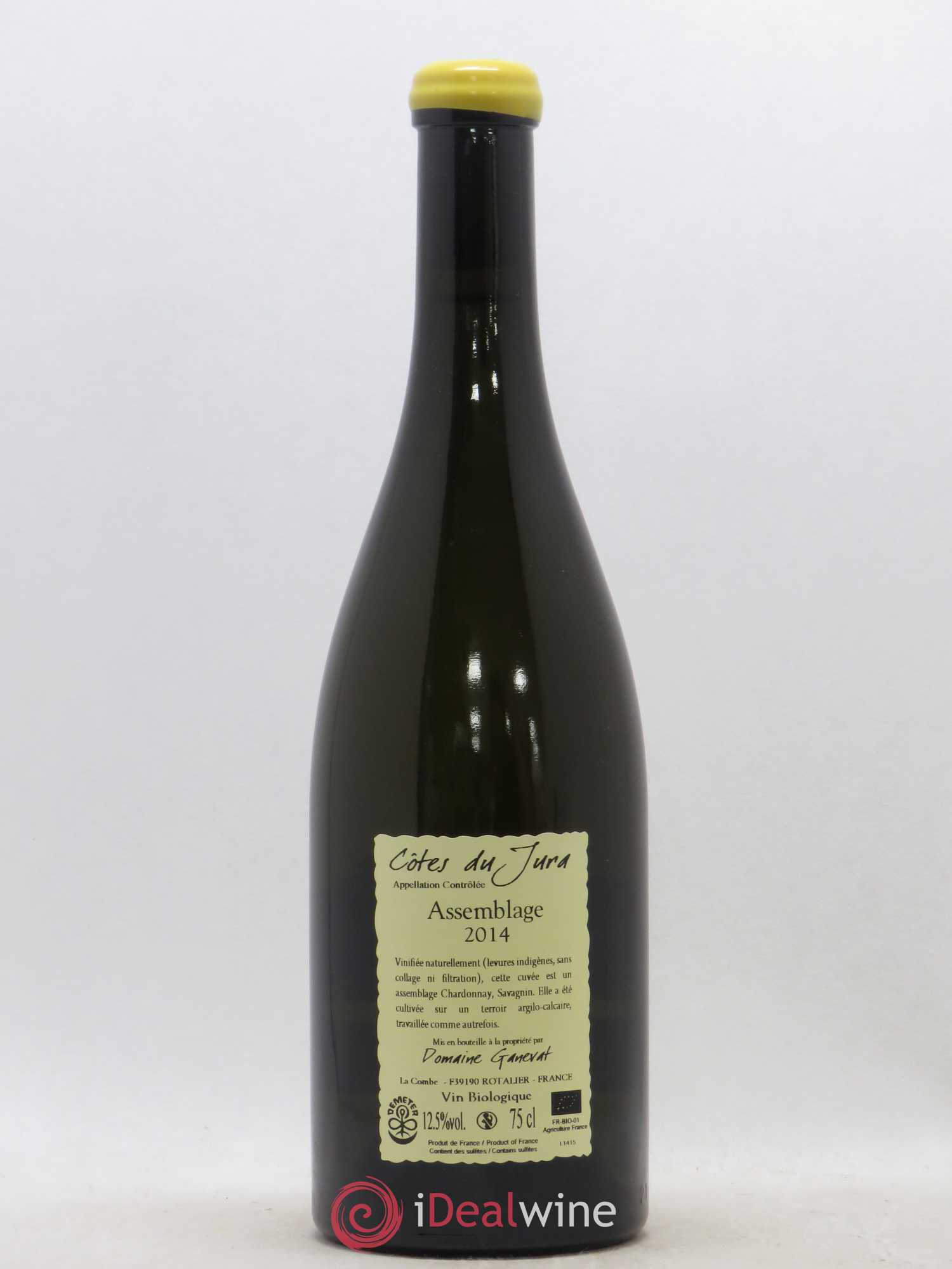 Côtes du Jura Cuvée Orégane Jean-François Ganevat (Domaine) 2014 - Lot de 1 bouteille - 1