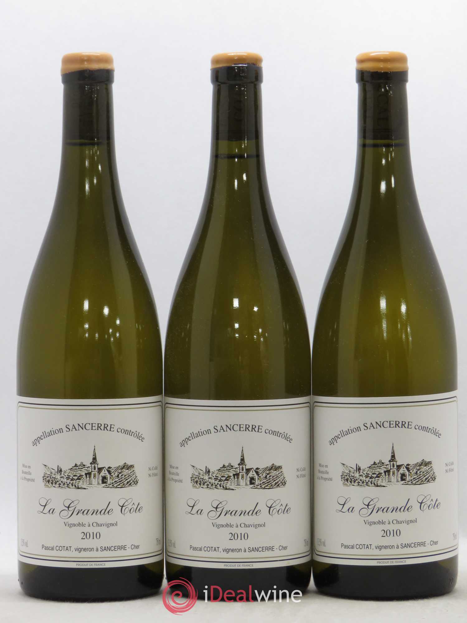 Sancerre La Grande Côte Pascal Cotat 2010 - Lot de 3 bouteilles - 0