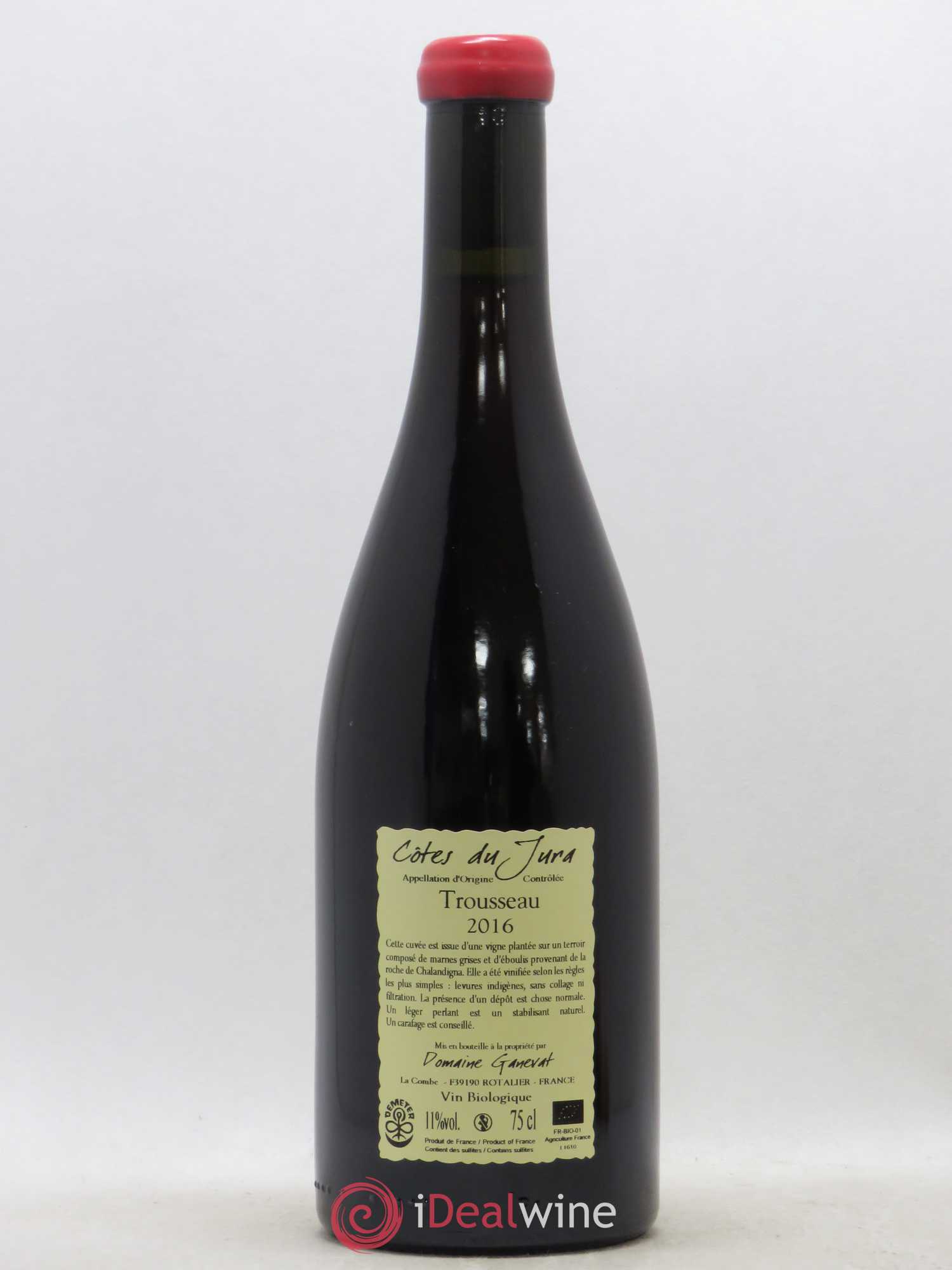 Côtes du Jura Plein Sud Jean-François Ganevat (Domaine) 2016 - Lot de 1 bouteille - 1