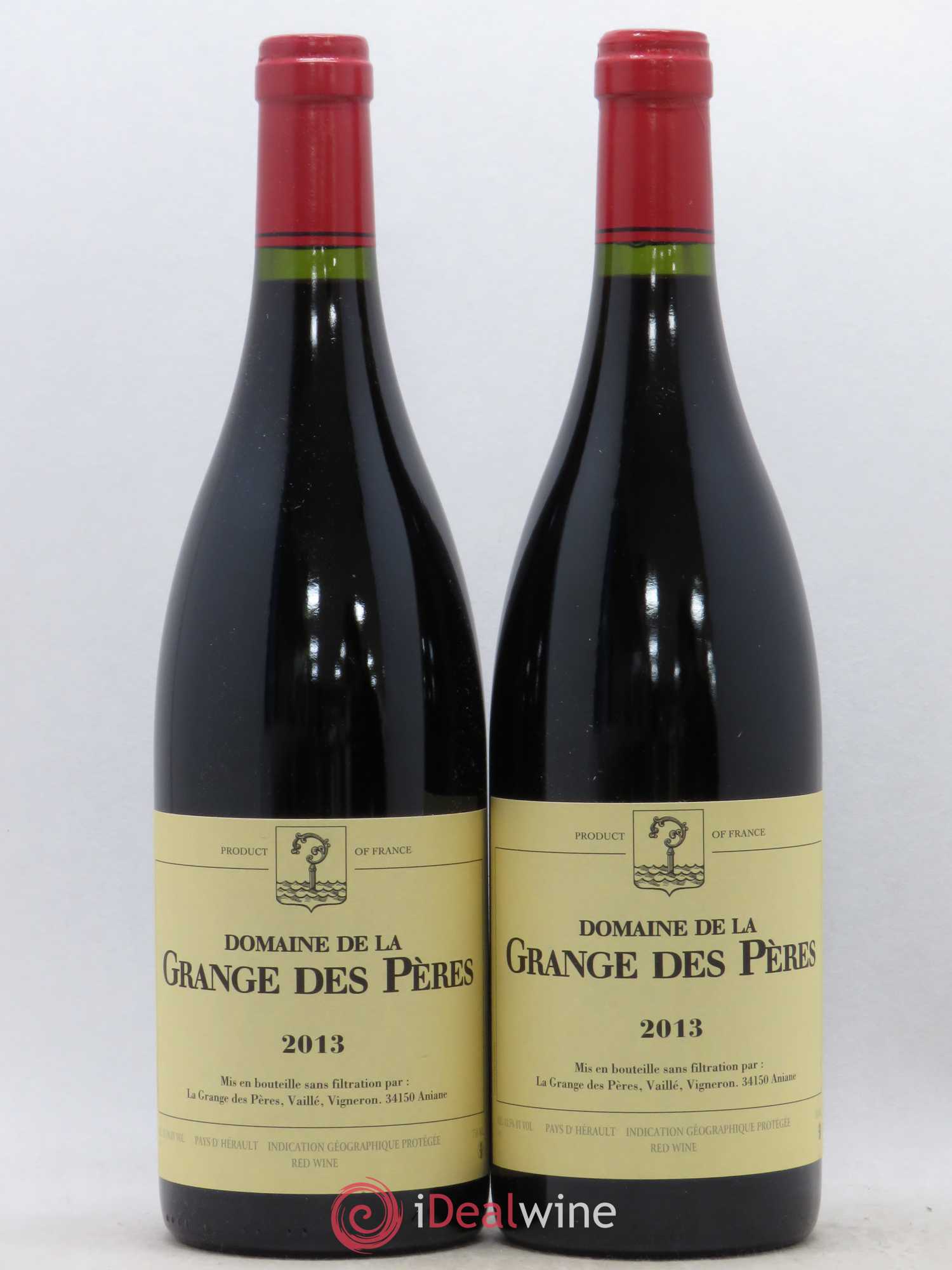 Pays d'Hérault Grange des Pères Laurent Vaillé 2013 - Lot de 2 bouteilles - 0