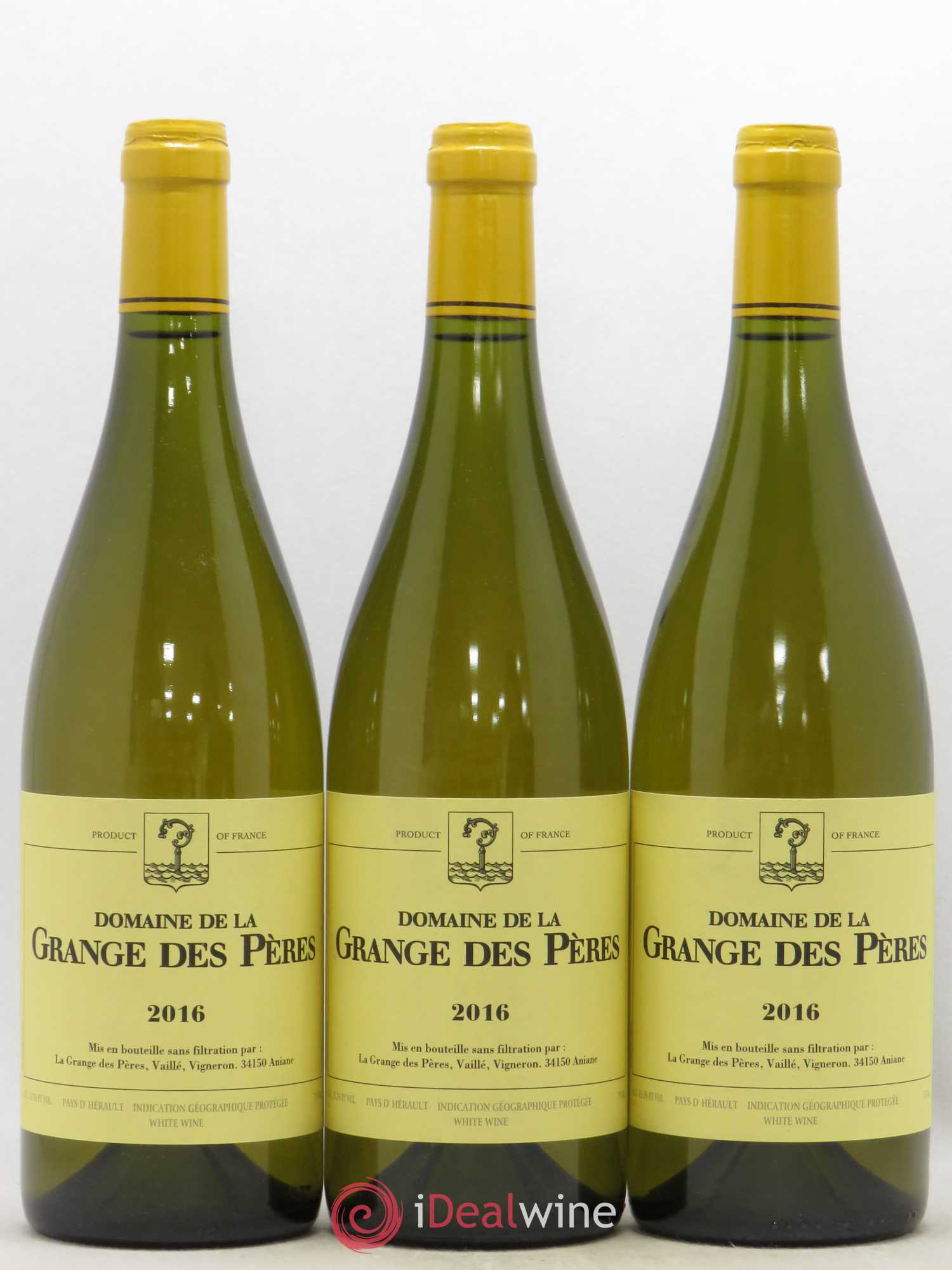 Pays d'Hérault Grange des Pères Laurent Vaillé 2016 - Lot de 3 bouteilles - 0