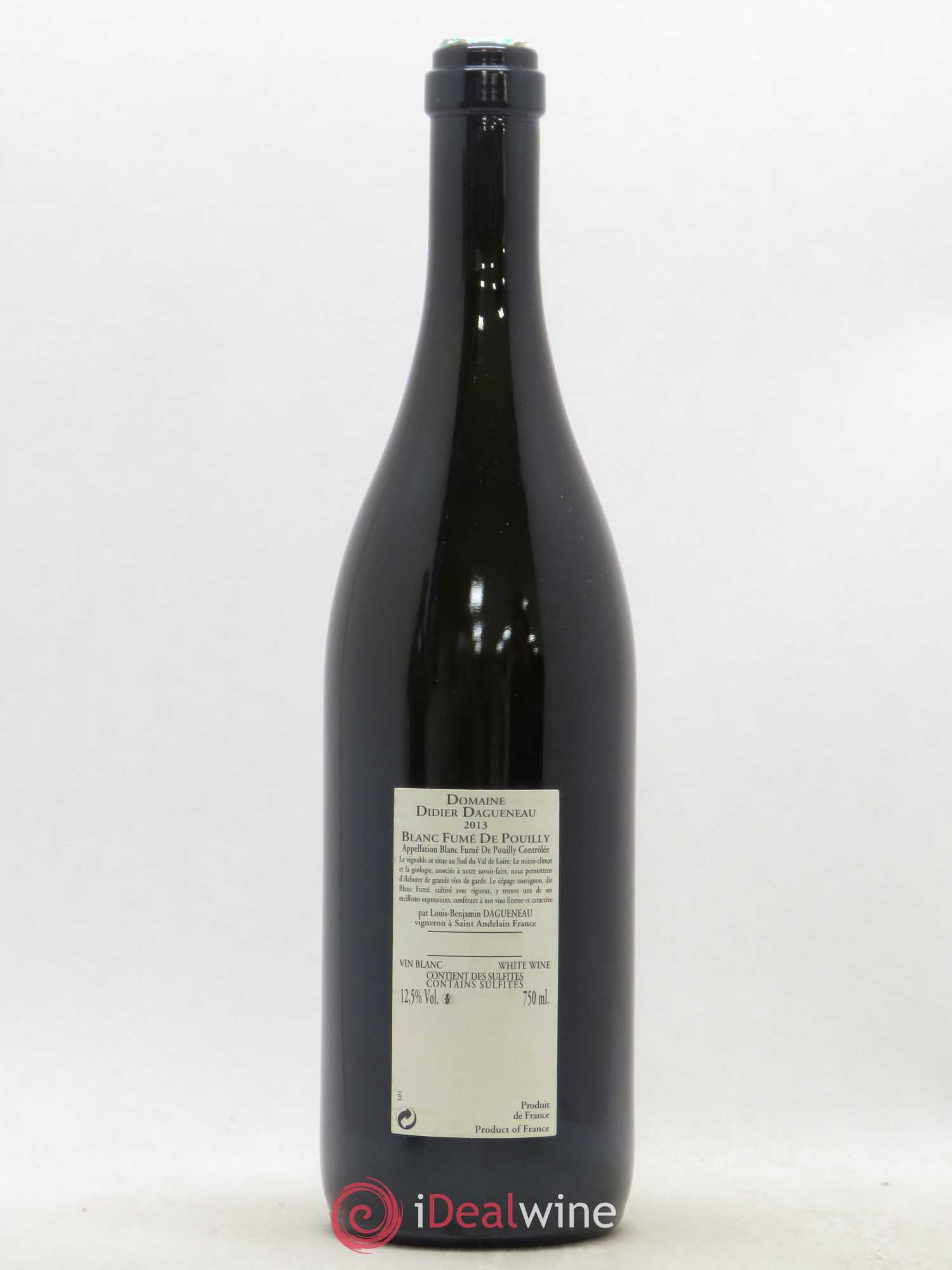 Vin de France (anciennement Pouilly-Fumé) Buisson Renard Dagueneau (Domaine Didier - Louis-Benjamin) 2013 - Lot de 1 bouteille - 1