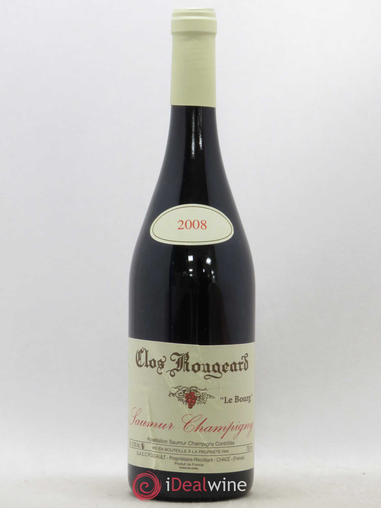 Saumur-Champigny Le Bourg Clos Rougeard 2008 - Lot de 1 bouteille - 0