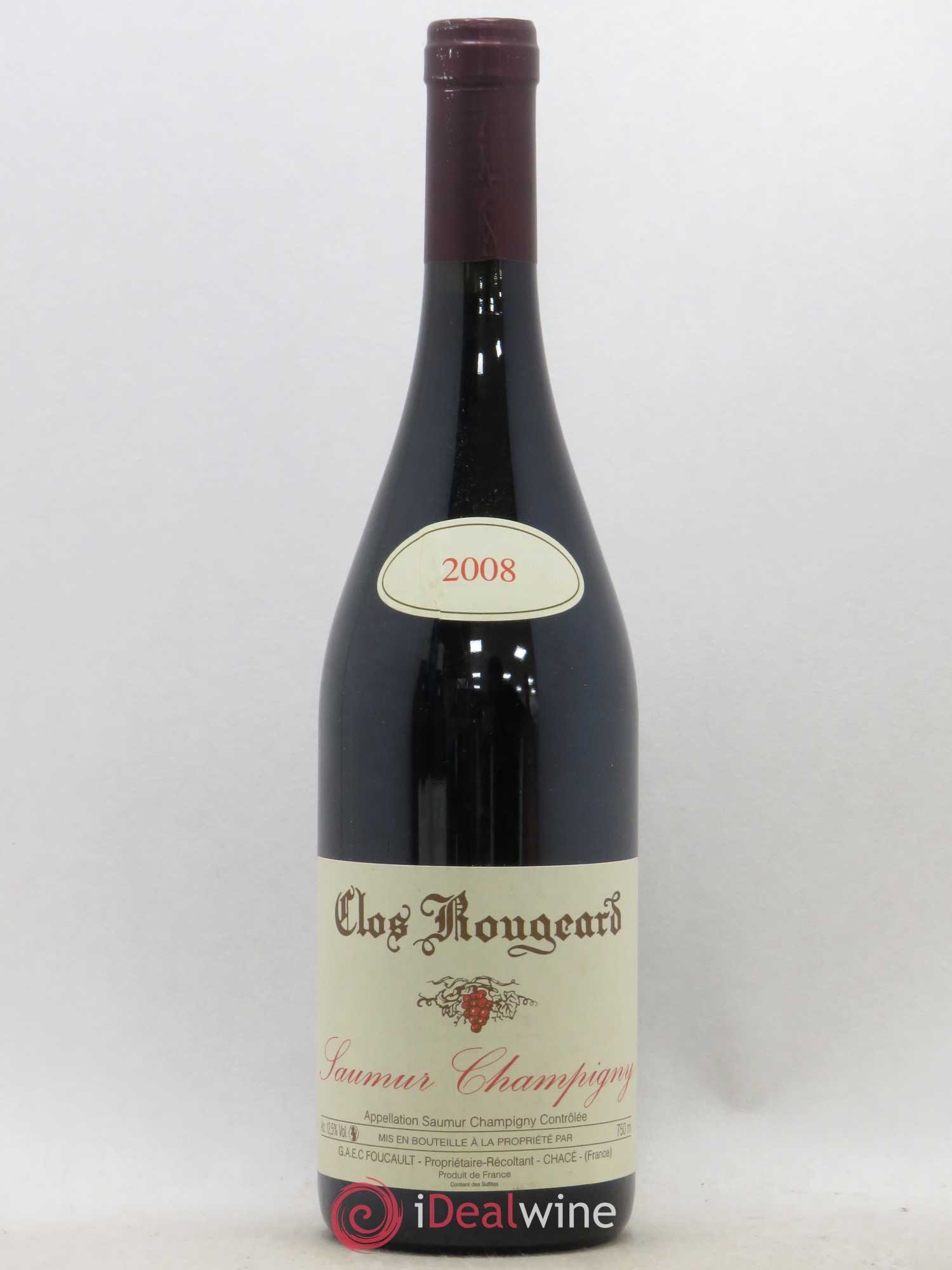 Saumur-Champigny Clos Rougeard 2008 - Lot de 1 bouteille - 0